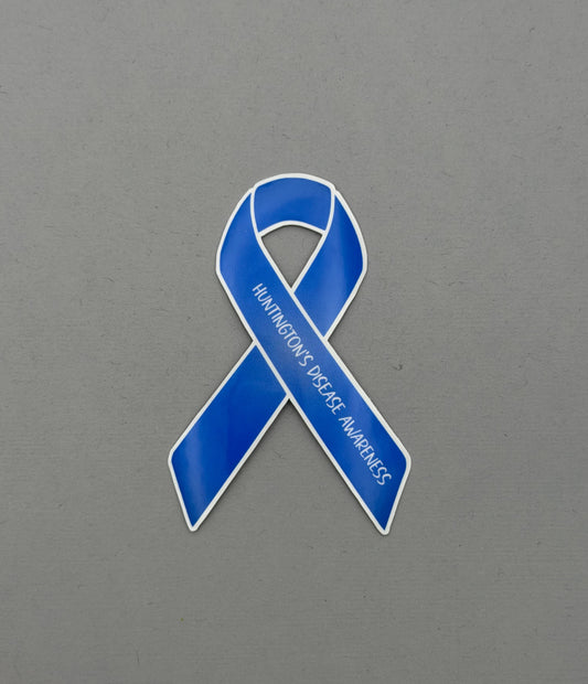 Huntington's Disease Awareness Ribbon Sticker