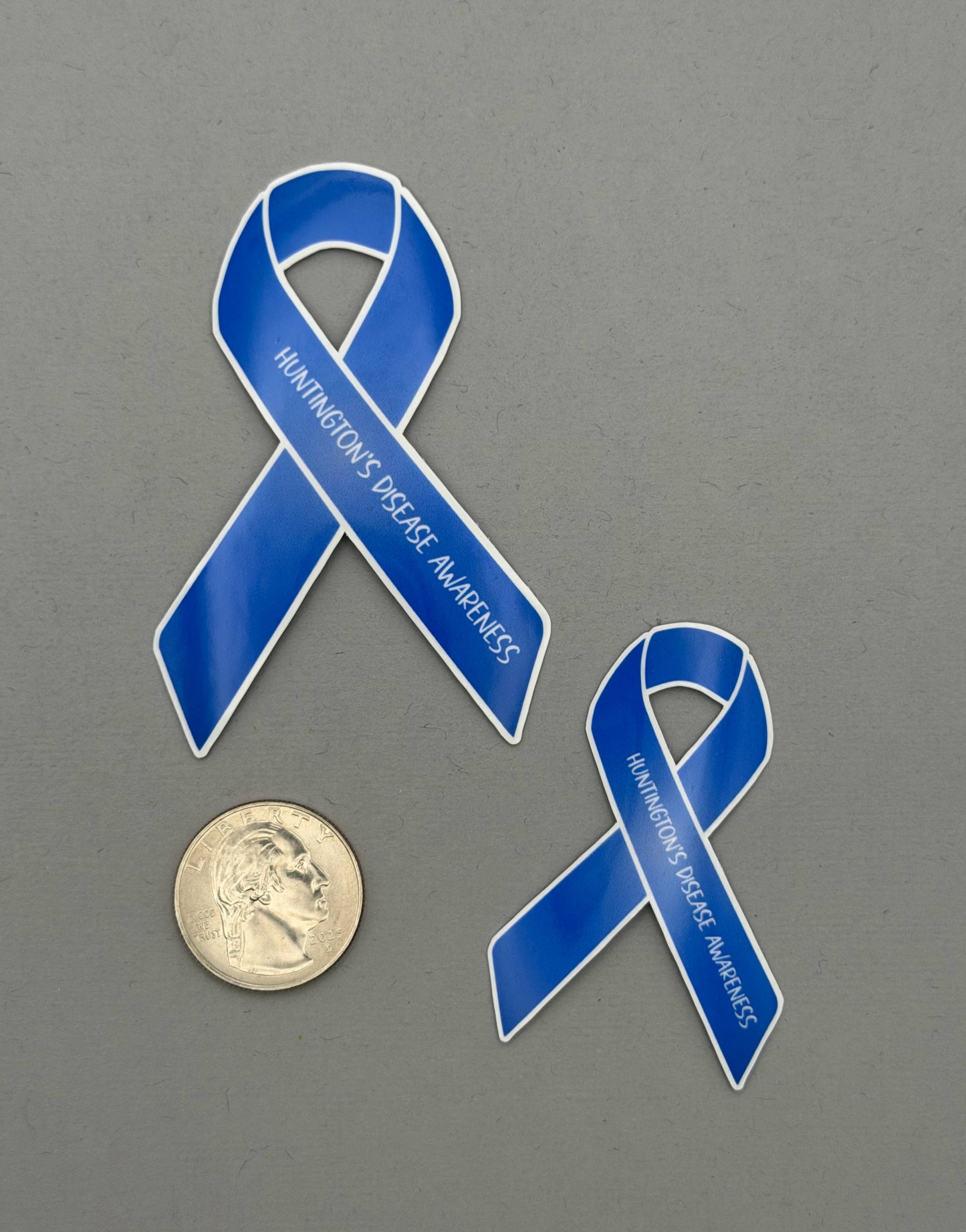 Huntington's Disease Awareness Ribbon Sticker