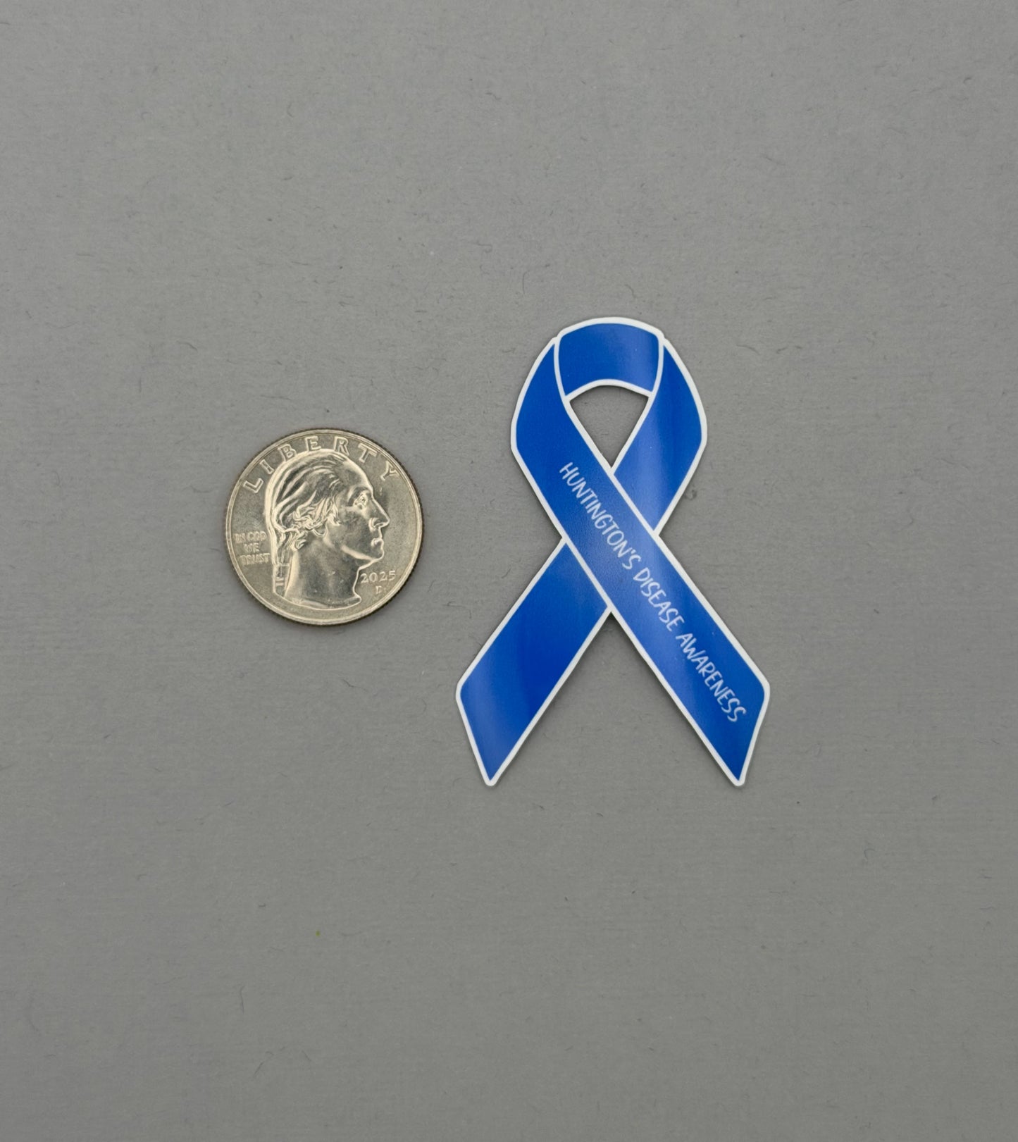 Huntington's Disease Awareness Ribbon Sticker