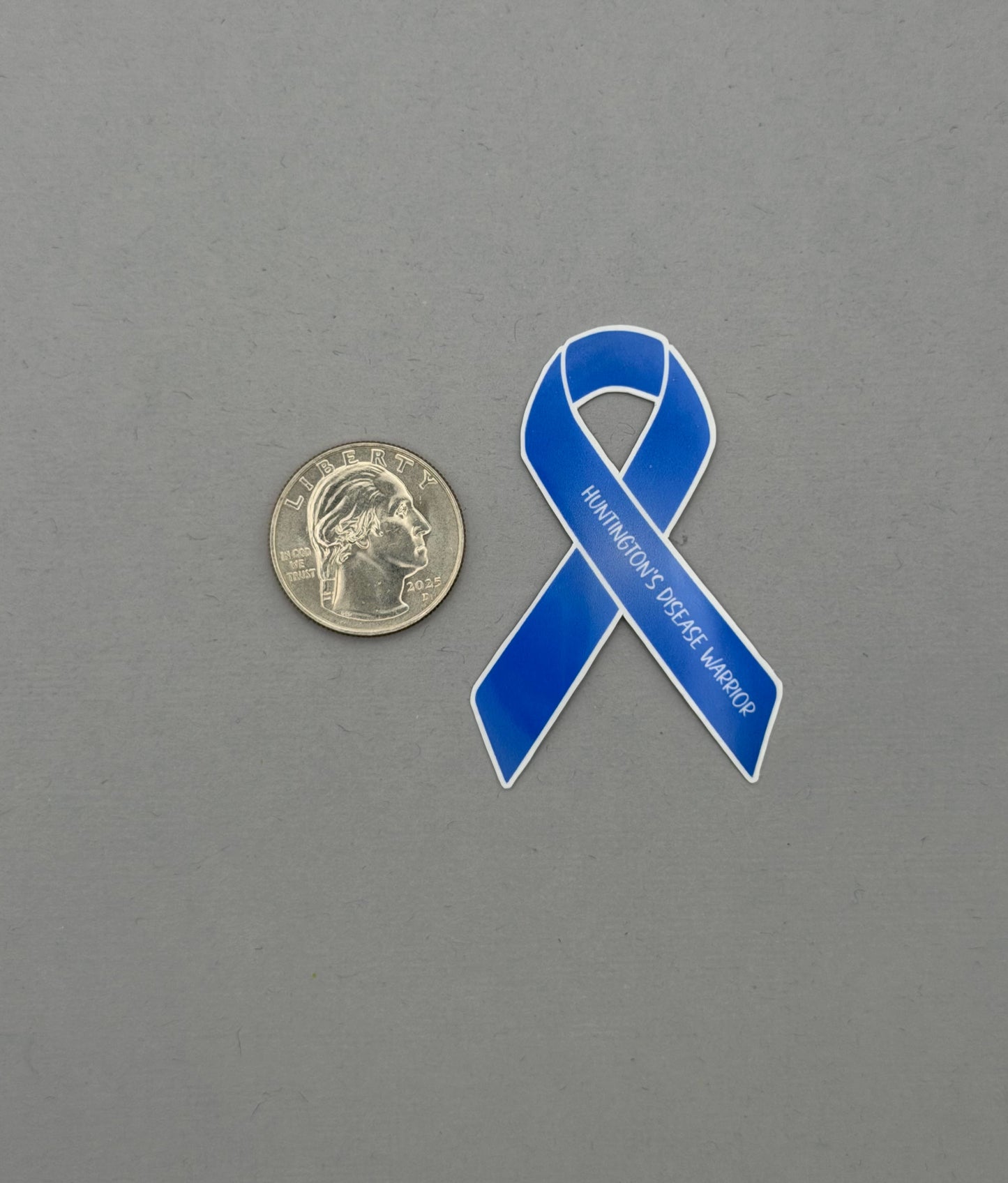 Huntington's Disease Warrior Ribbon Sticker