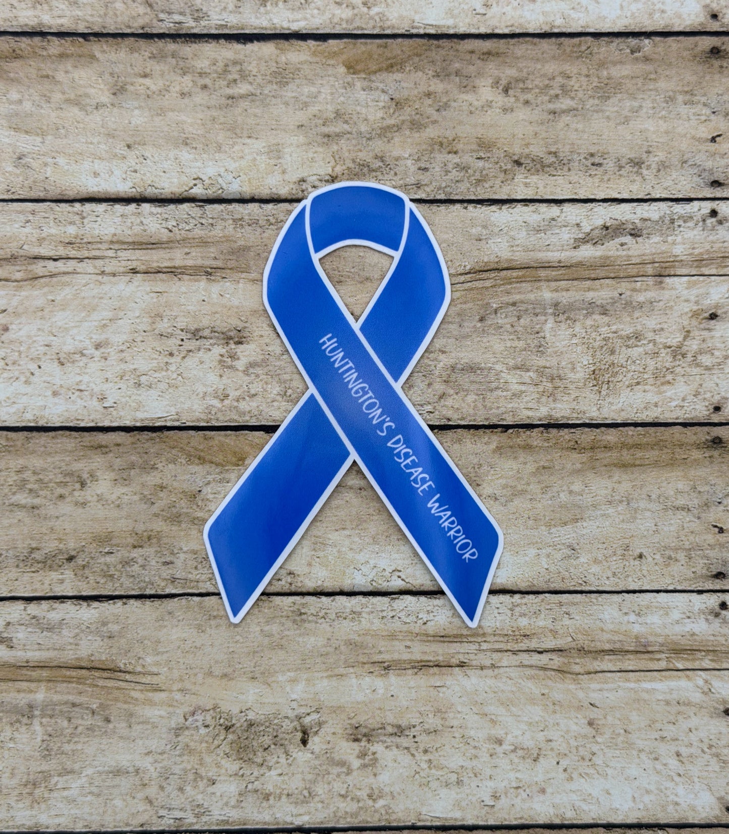 Huntington's Disease Warrior Ribbon Sticker