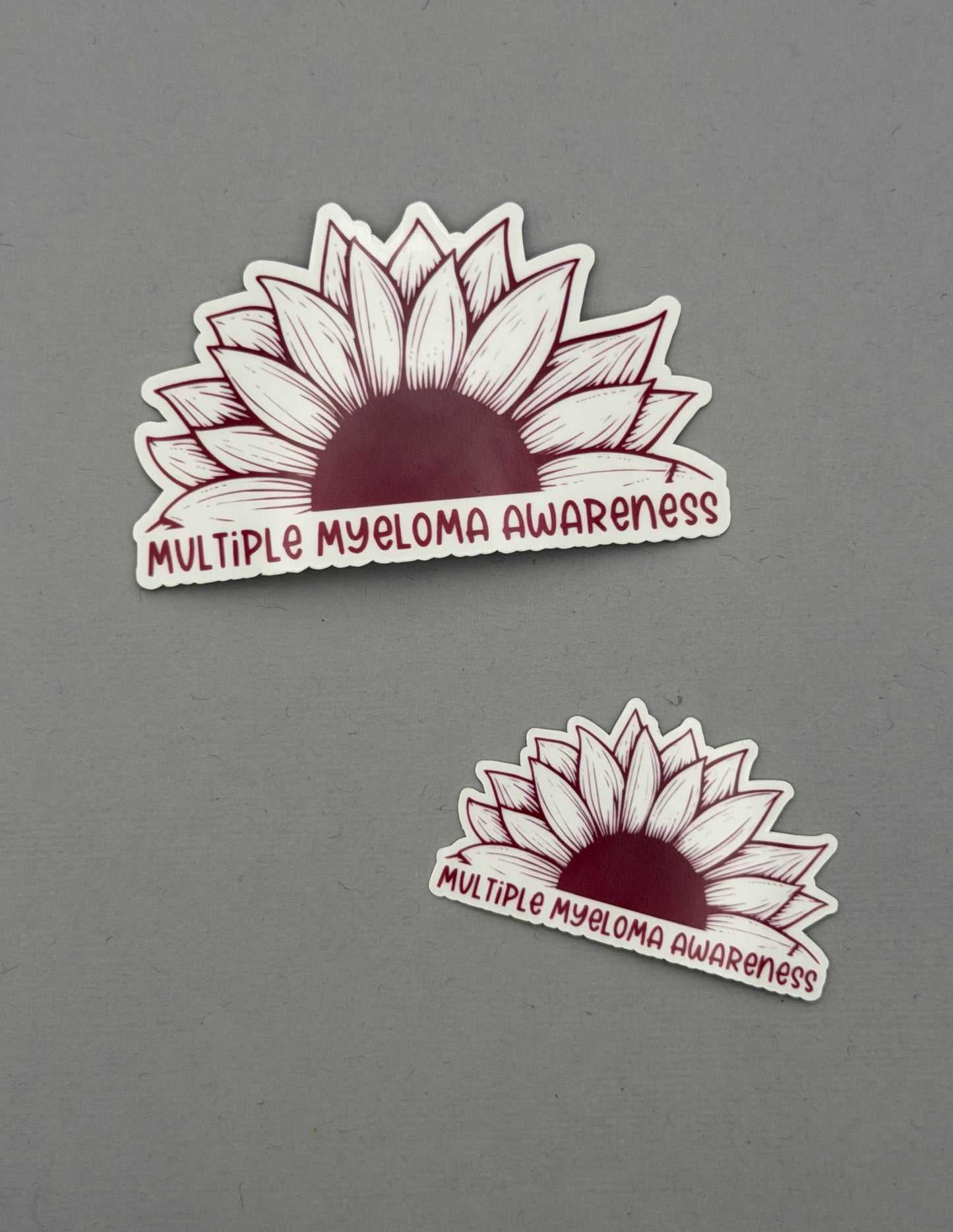 Multiple Myeloma Awareness Sunflower Sticker