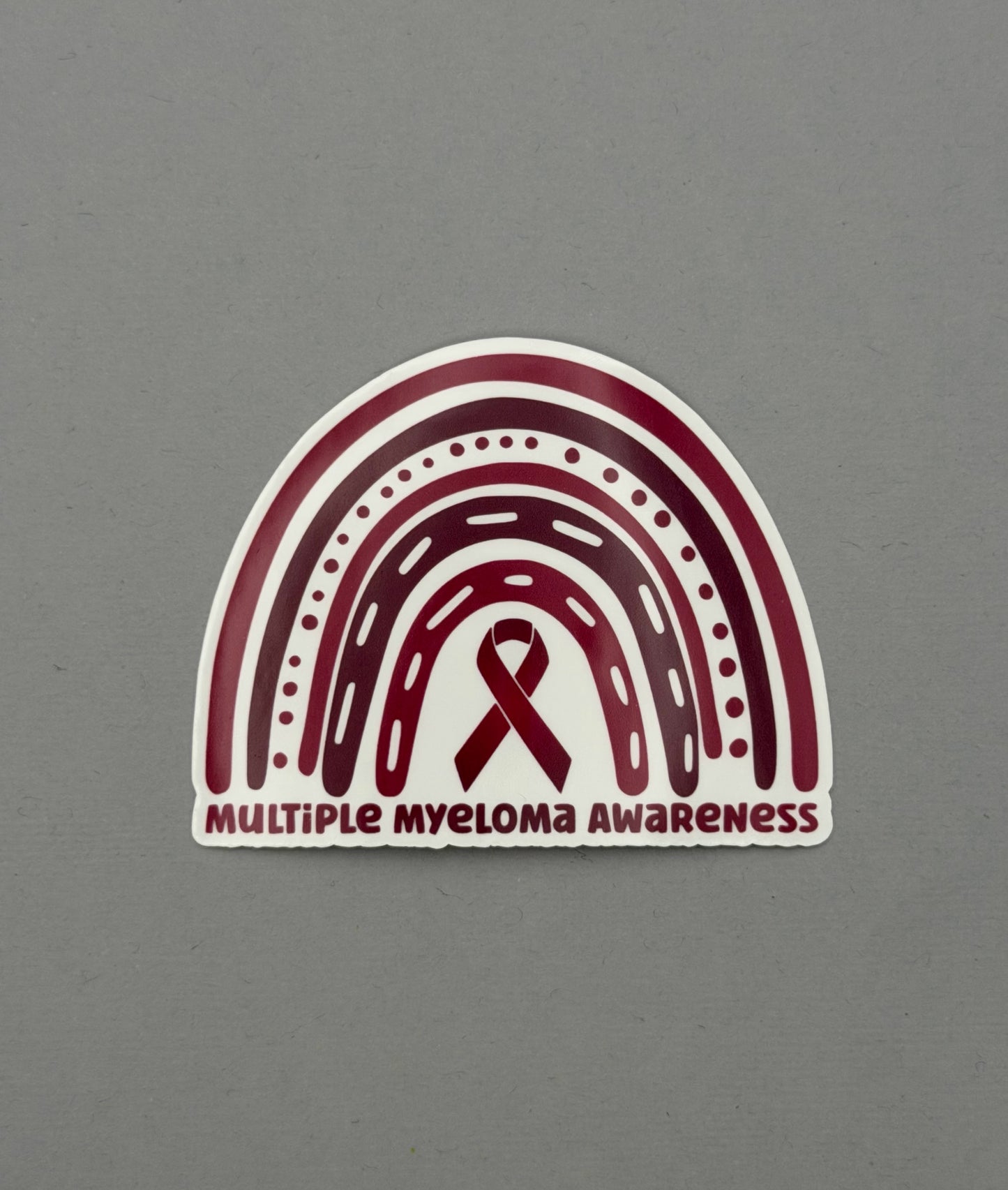 Multiple Myeloma Awareness Rainbow Sticker