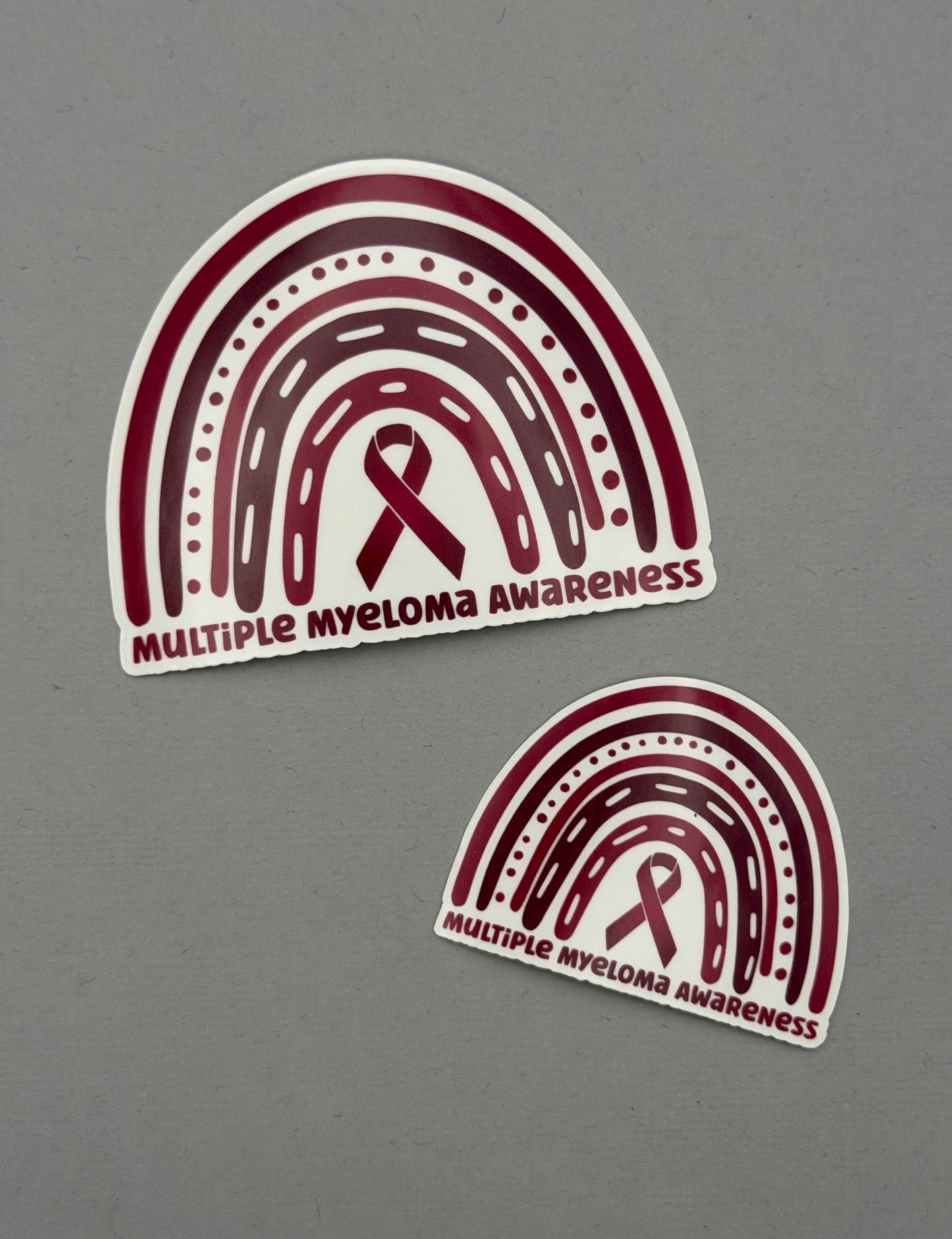 Multiple Myeloma Awareness Rainbow Sticker