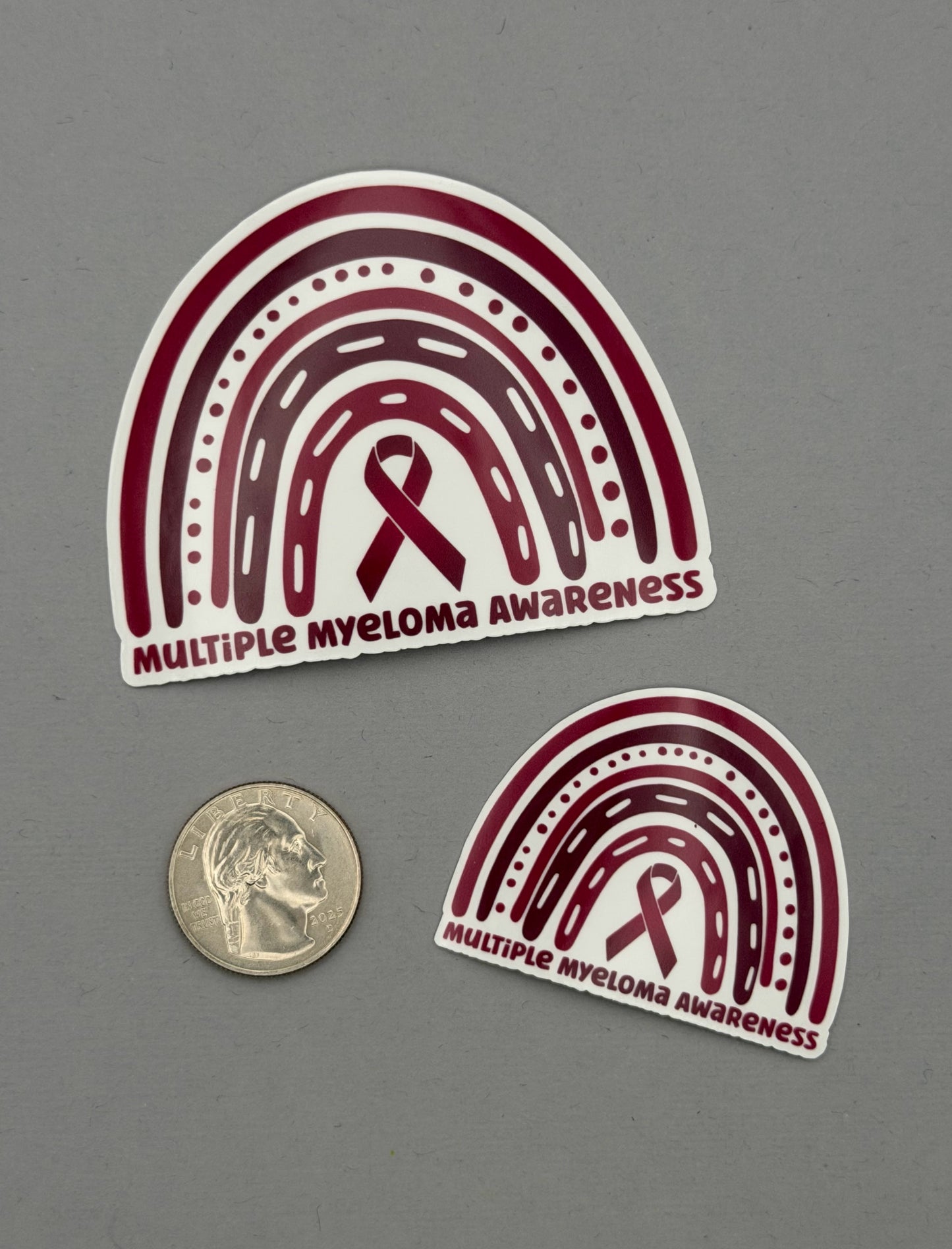 Multiple Myeloma Awareness Rainbow Sticker