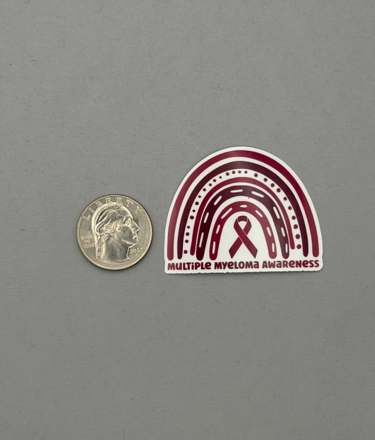 Multiple Myeloma Awareness Rainbow Sticker
