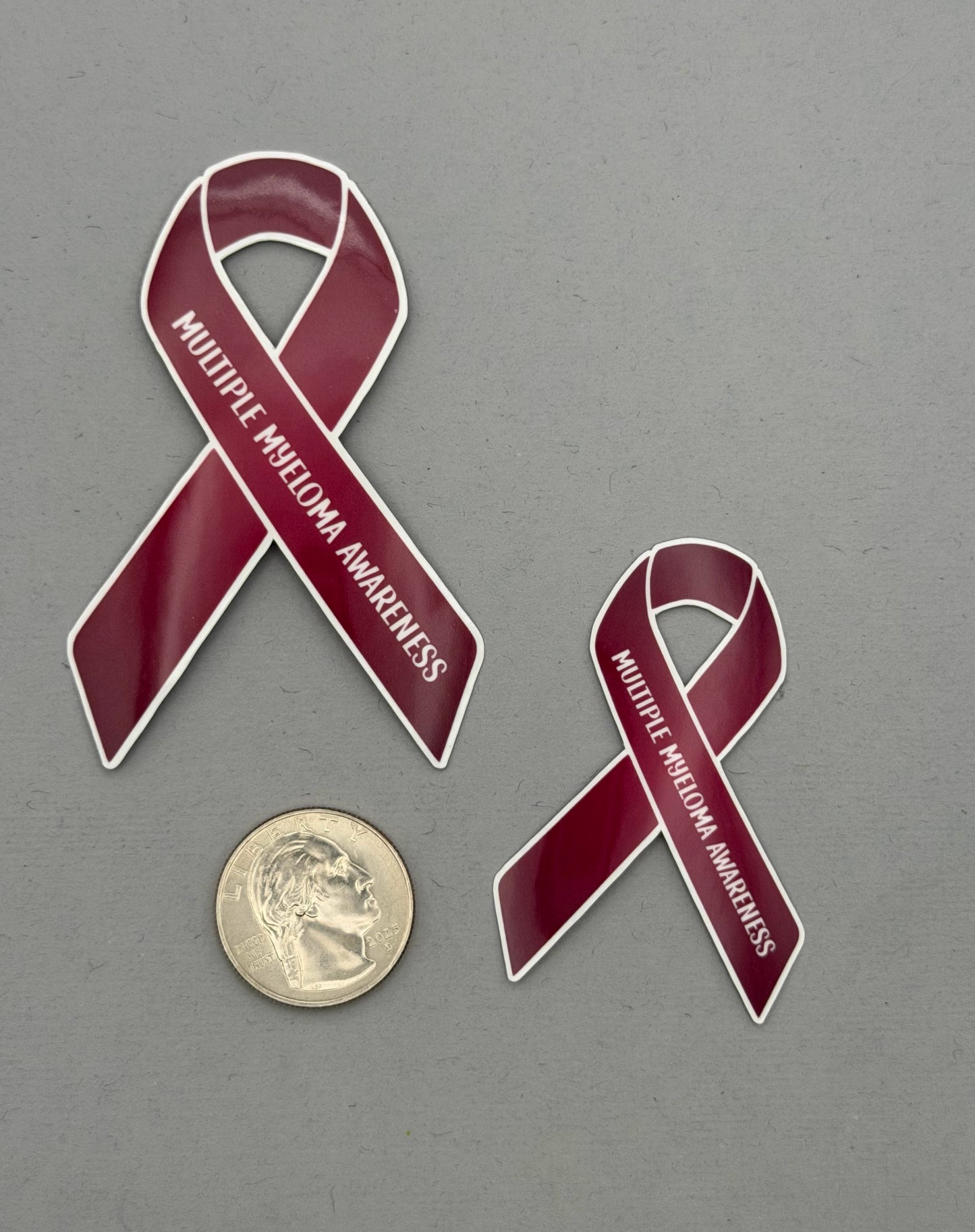 Multiple Myeloma Awareness Ribbon Sticker