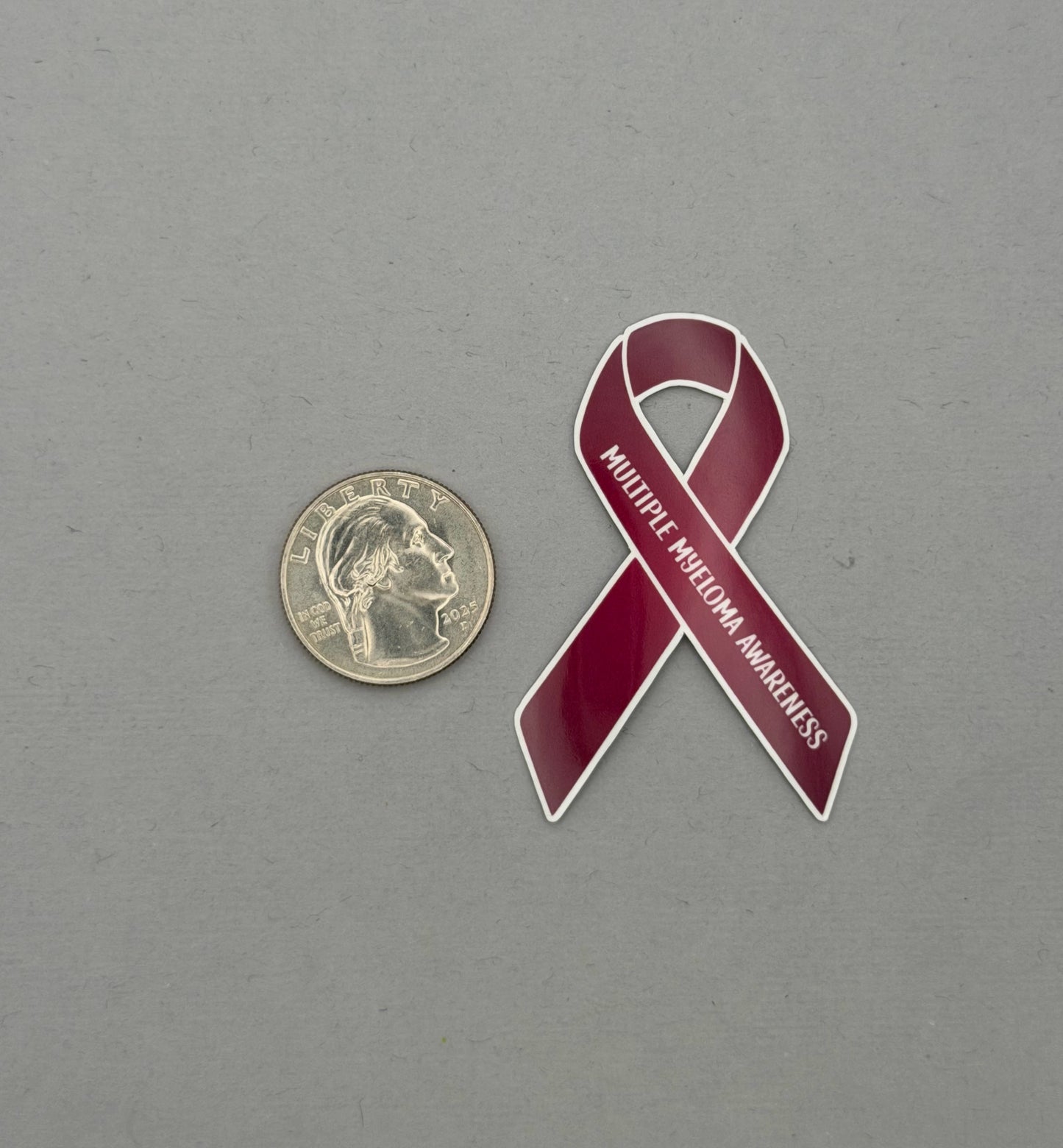 Multiple Myeloma Awareness Ribbon Sticker