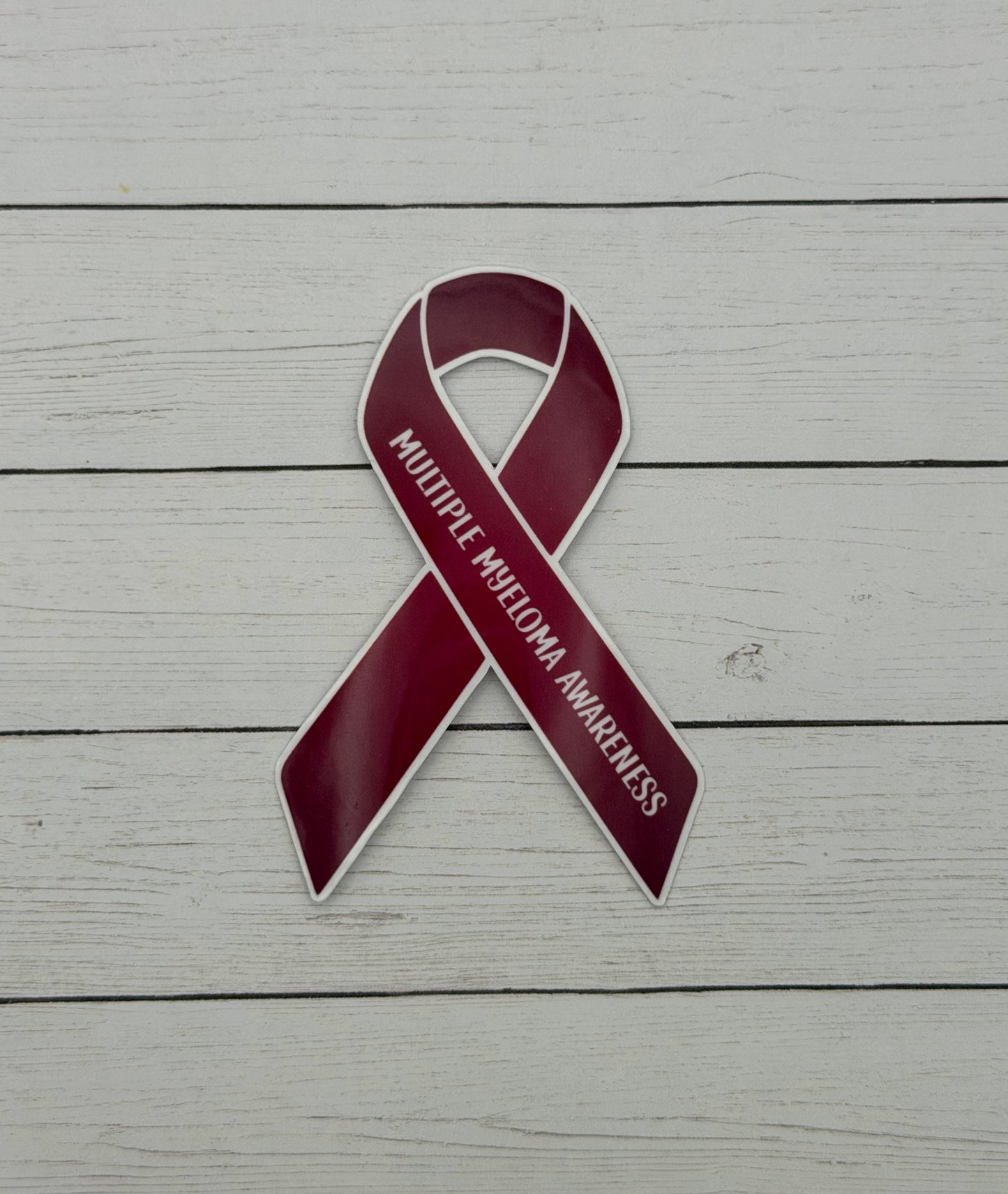 Multiple Myeloma Awareness Ribbon Sticker
