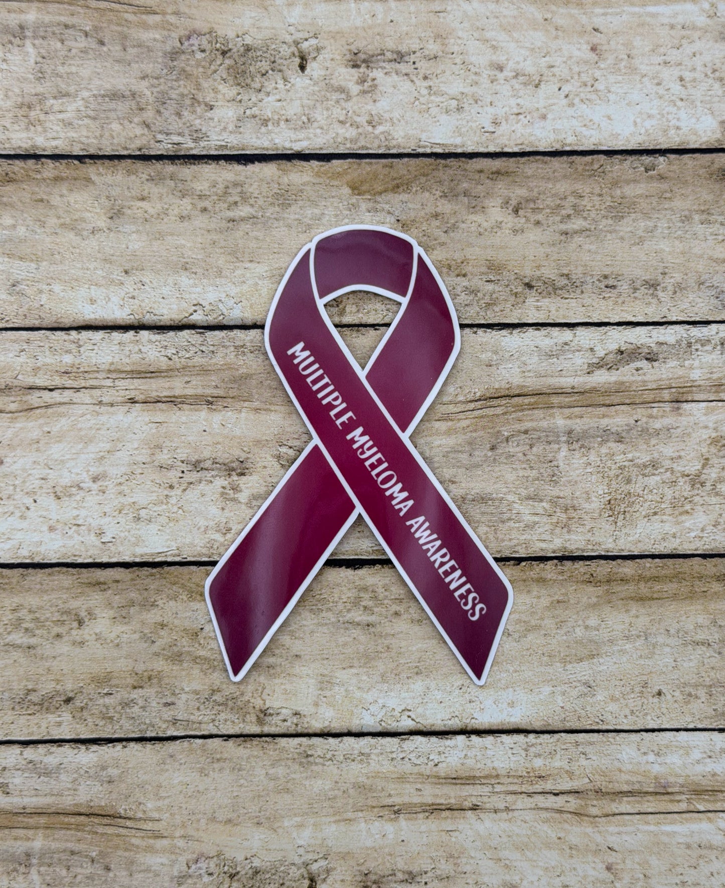Multiple Myeloma Awareness Ribbon Sticker