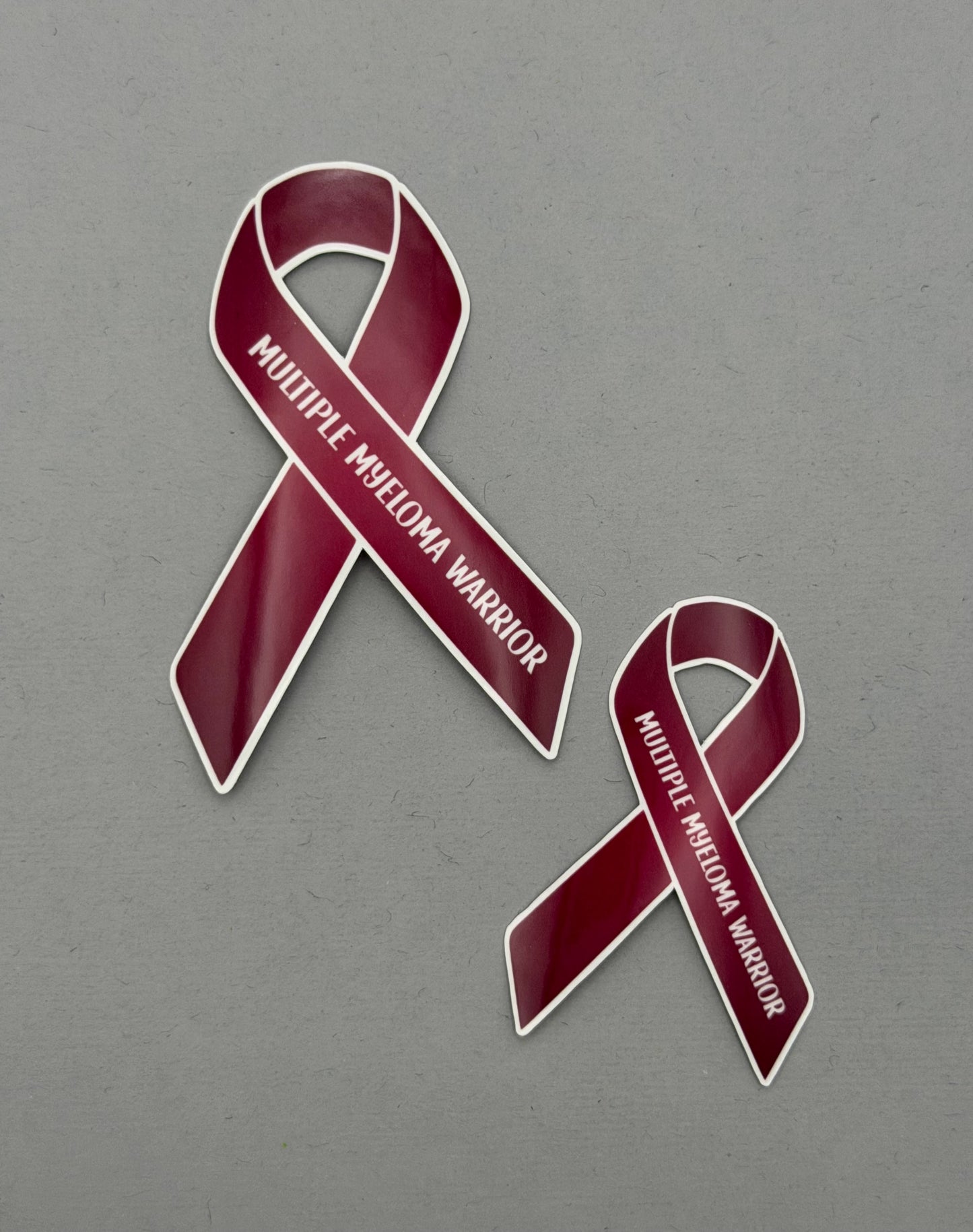 Multiple Myeloma Warrior Ribbon Sticker