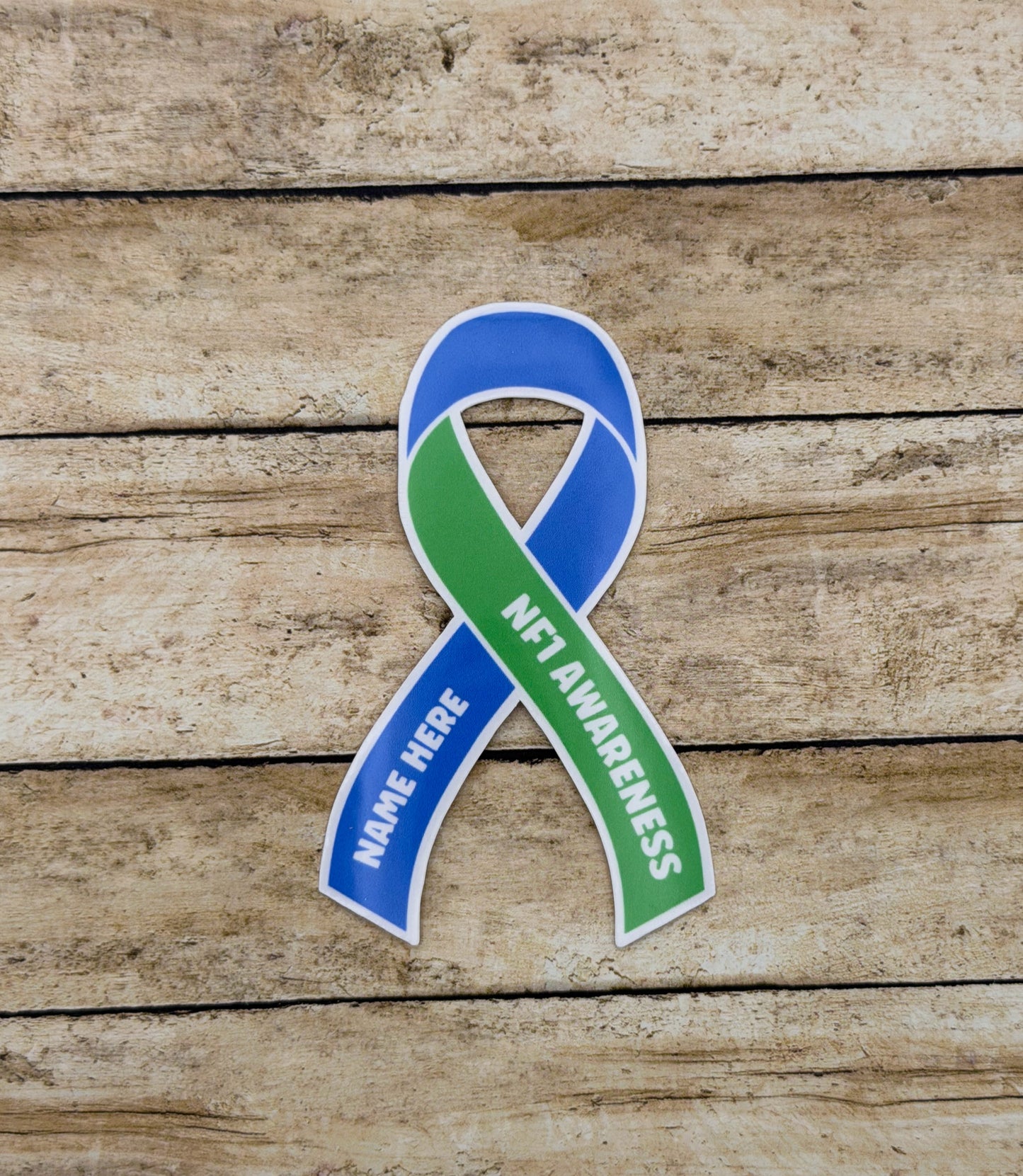 NF1 Awareness Custom Ribbon Sticker | Neurofibromatosis Type 1