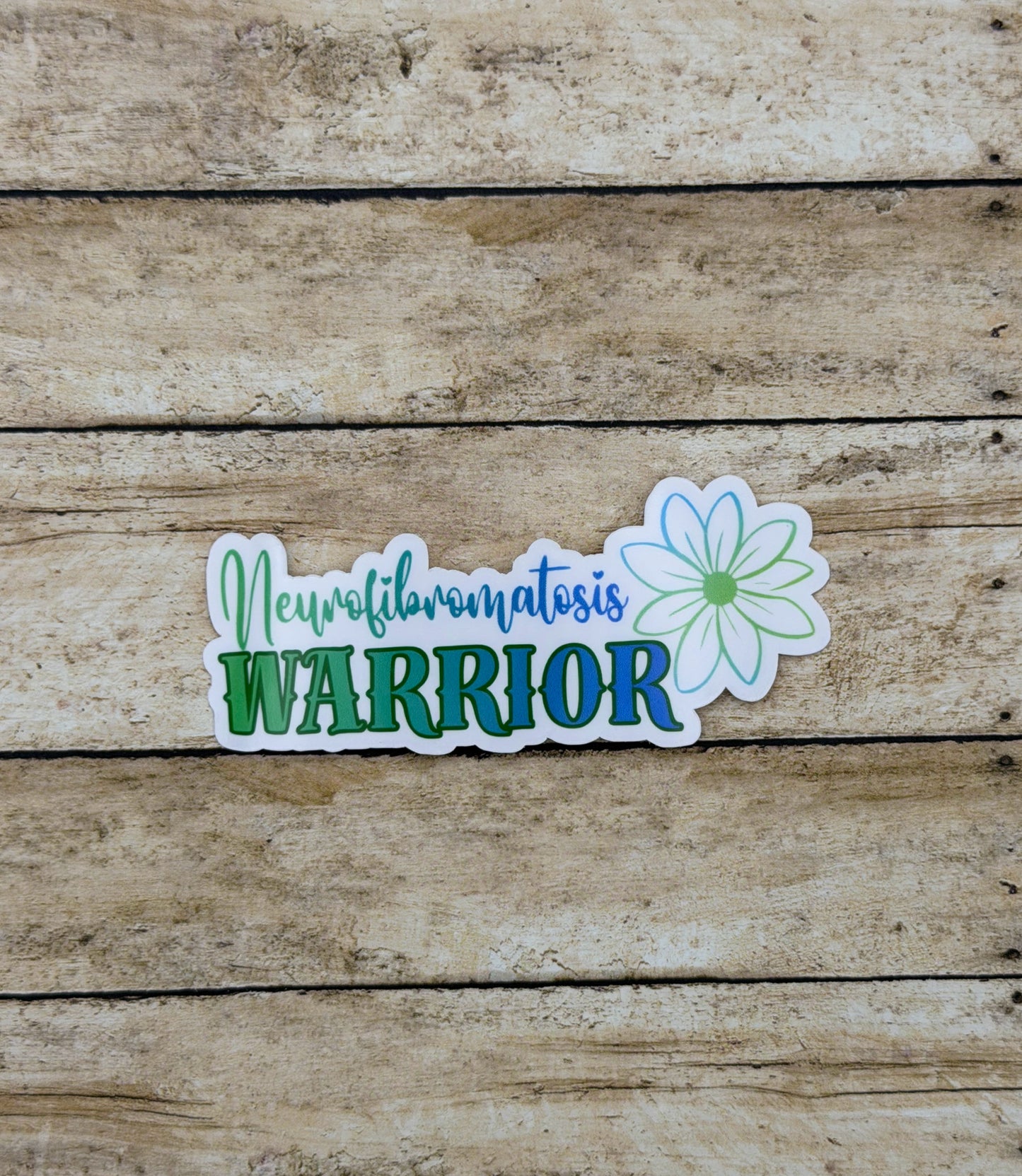 Neurofibromatosis Warrior Flower Sticker