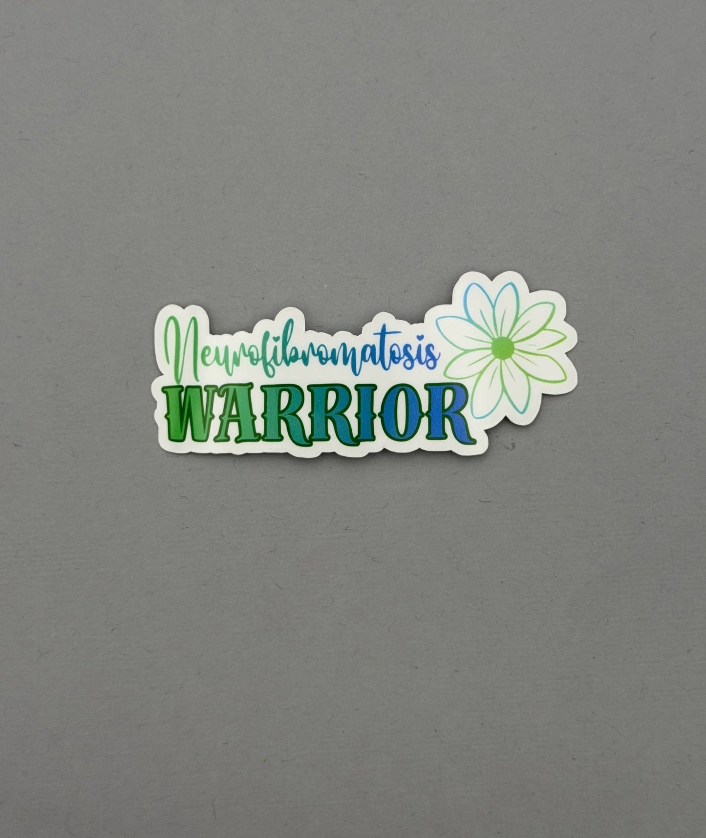 Neurofibromatosis Warrior Flower Sticker