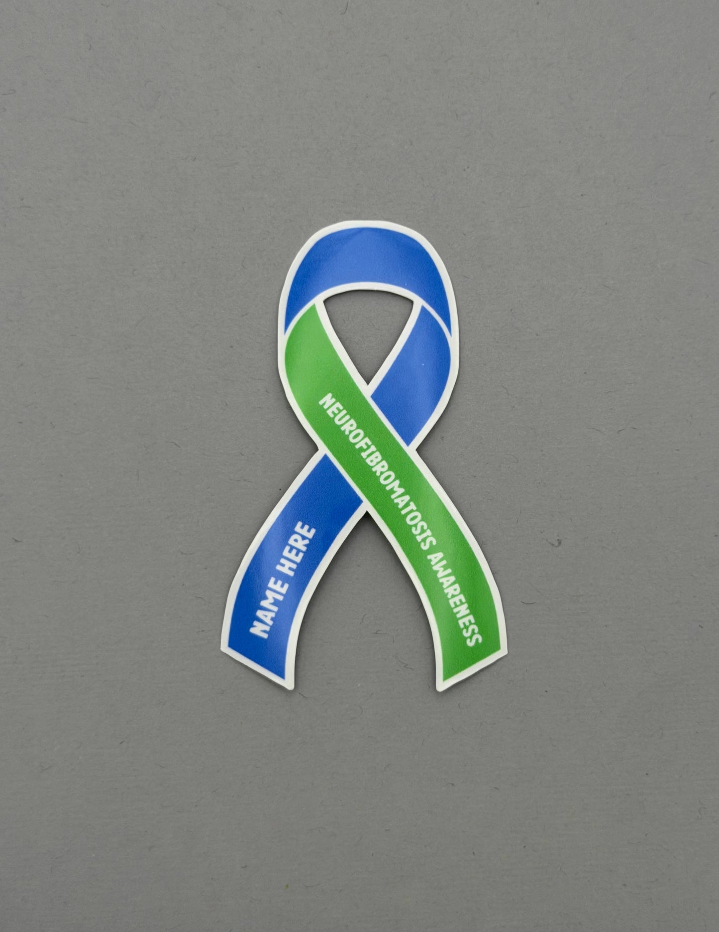 Neurofibromatosis Awareness Custom Ribbon Sticker