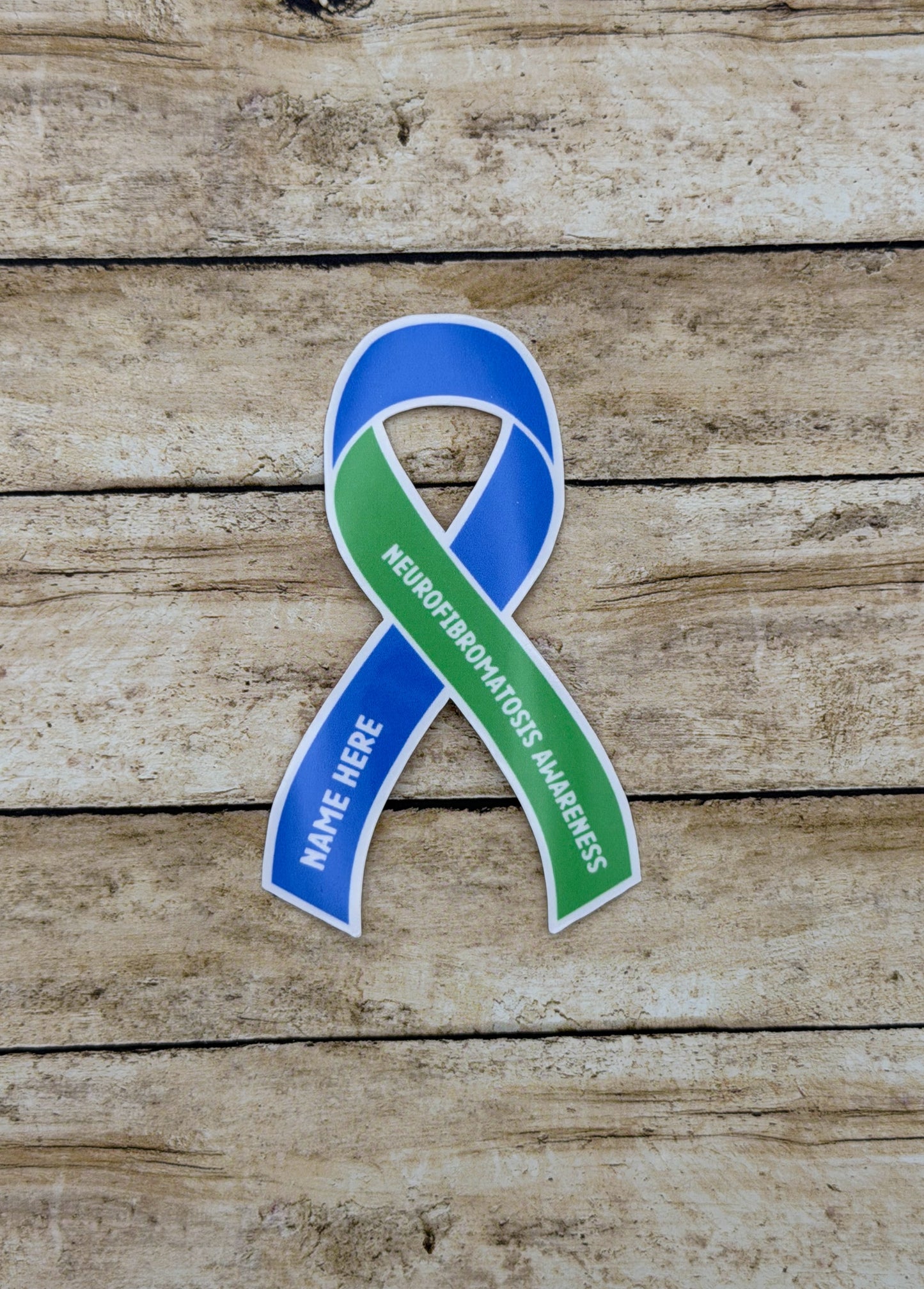 Neurofibromatosis Awareness Custom Ribbon Sticker