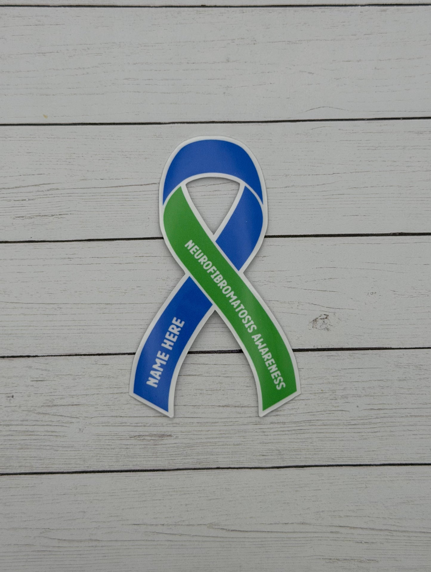 Neurofibromatosis Awareness Custom Ribbon Sticker
