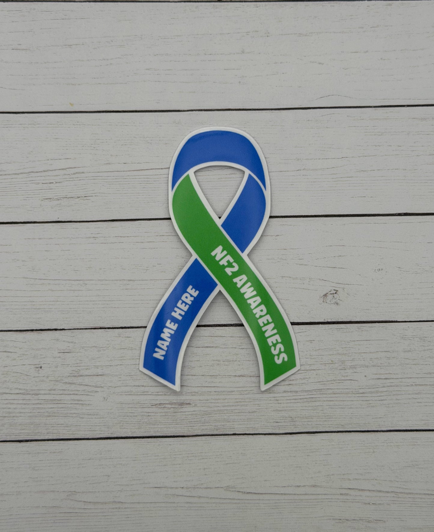 NF2 Awareness Custom Ribbon Sticker | Neurofibromatosis Type 2
