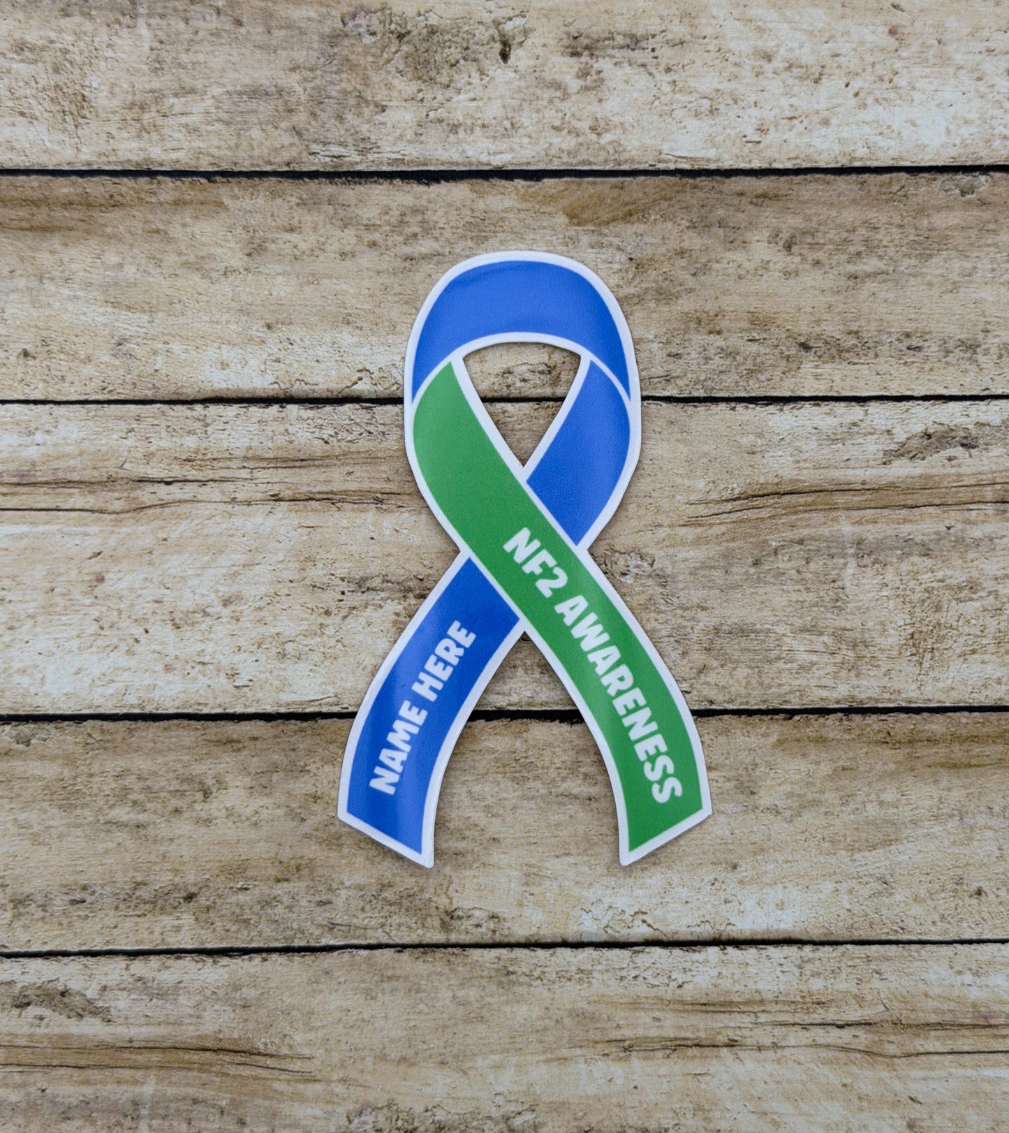 NF2 Awareness Custom Ribbon Sticker | Neurofibromatosis Type 2