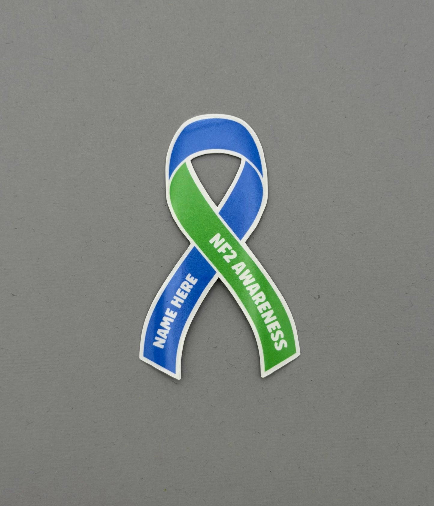 NF2 Awareness Custom Ribbon Sticker | Neurofibromatosis Type 2