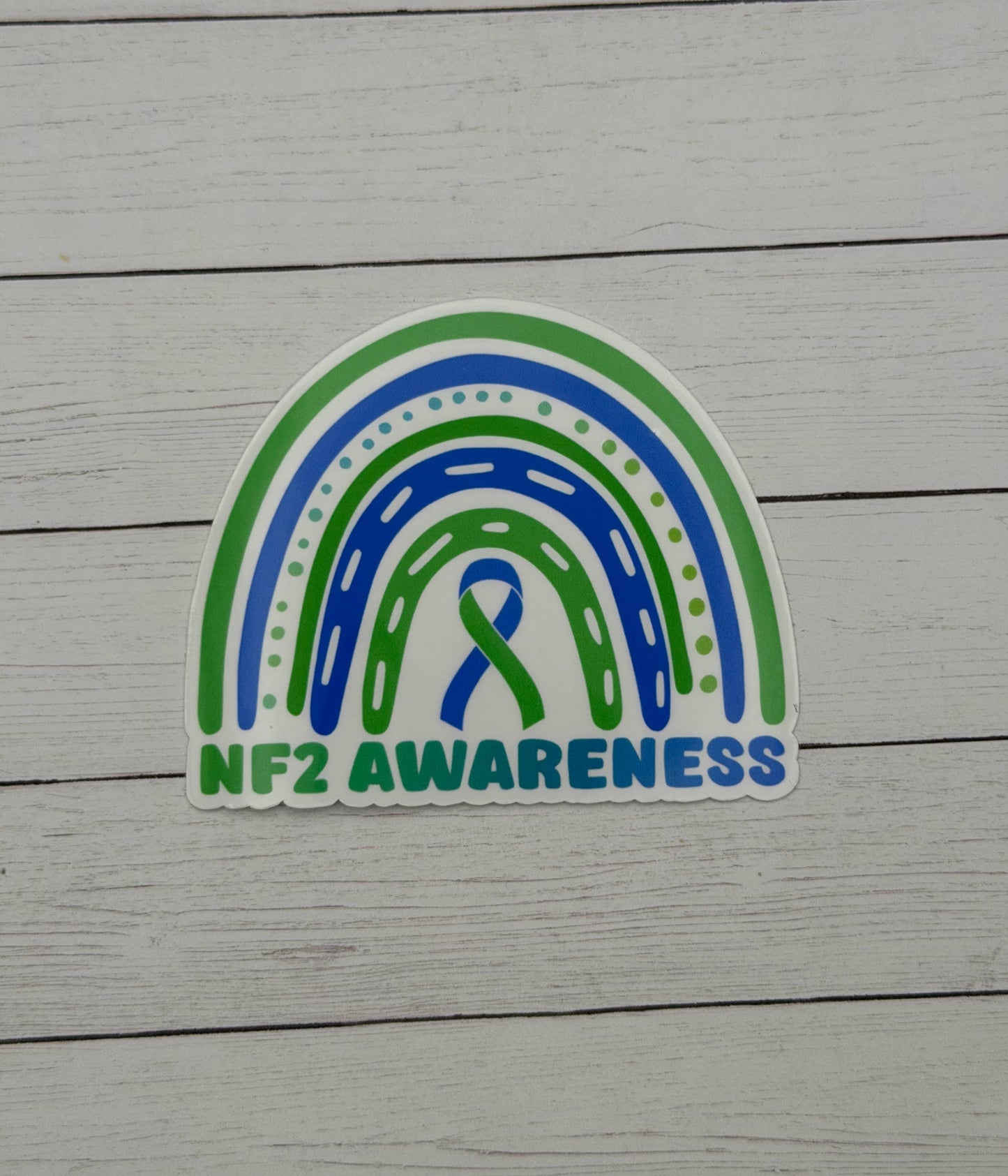 NF2 Awareness Rainbow Sticker | Neurofibromatosis Type 2