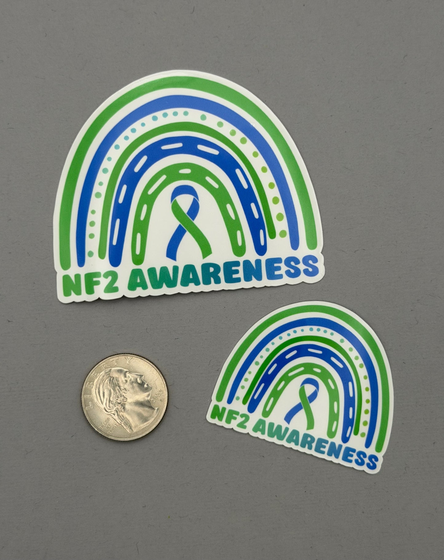 NF2 Awareness Rainbow Sticker | Neurofibromatosis Type 2