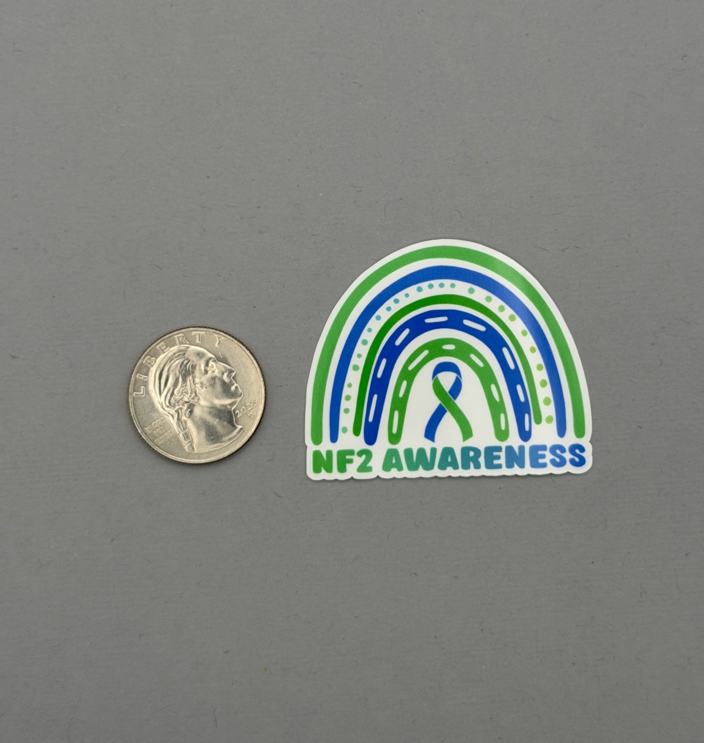 NF2 Awareness Rainbow Sticker | Neurofibromatosis Type 2