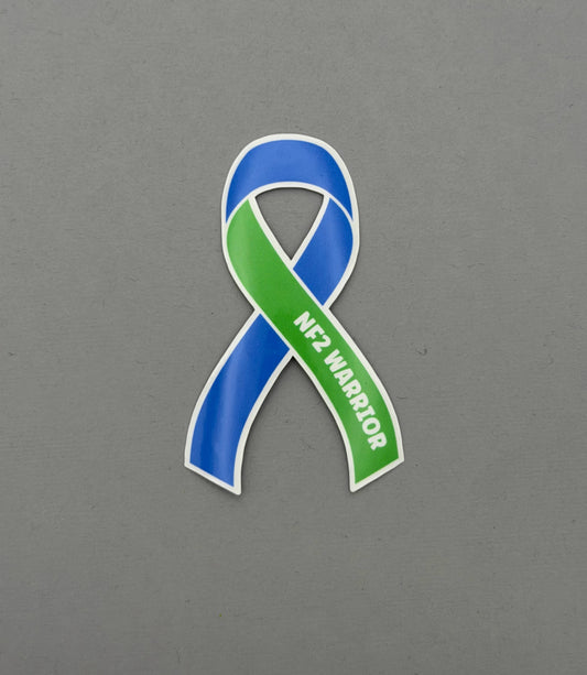 NF2 Warrior Ribbon Sticker | Neurofibromatosis Type 2
