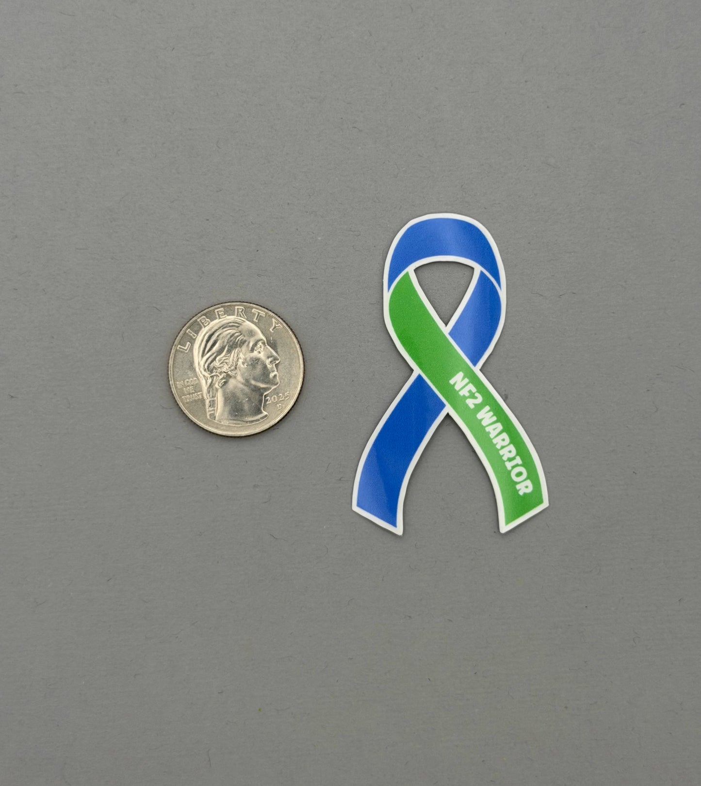 NF2 Warrior Ribbon Sticker | Neurofibromatosis Type 2