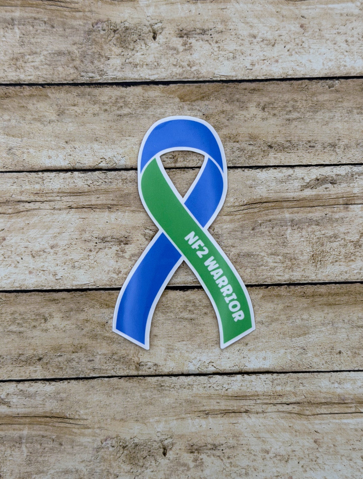 NF2 Warrior Ribbon Sticker | Neurofibromatosis Type 2