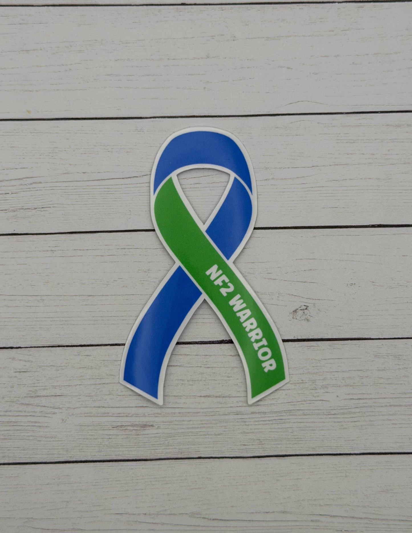 NF2 Warrior Ribbon Sticker | Neurofibromatosis Type 2