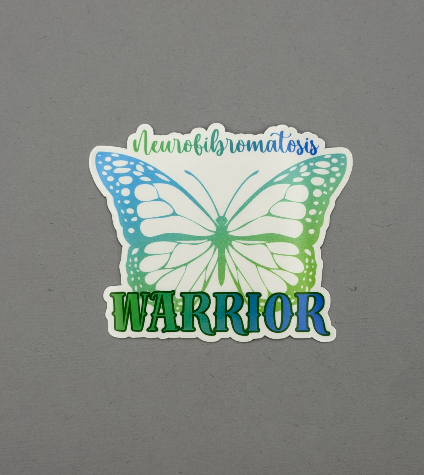Neurofibromatosis Warrior Butterfly Sticker
