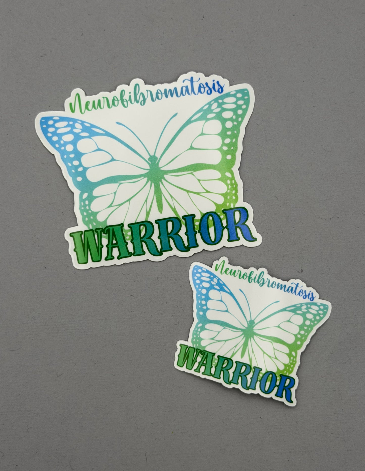 Neurofibromatosis Warrior Butterfly Sticker