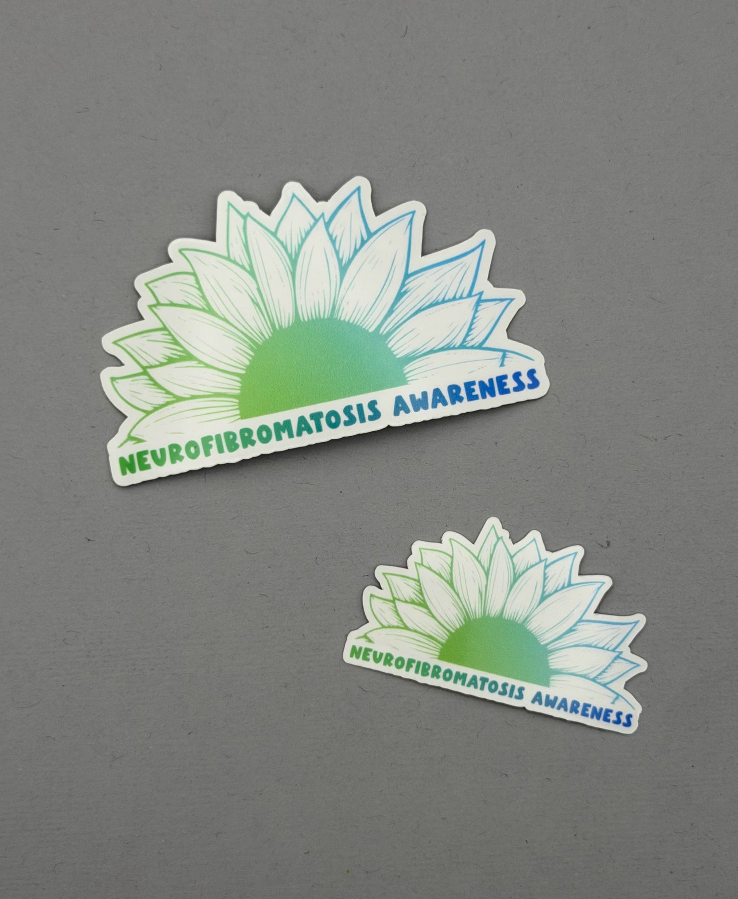 Neurofibromatosis Awareness Sunflower Sticker