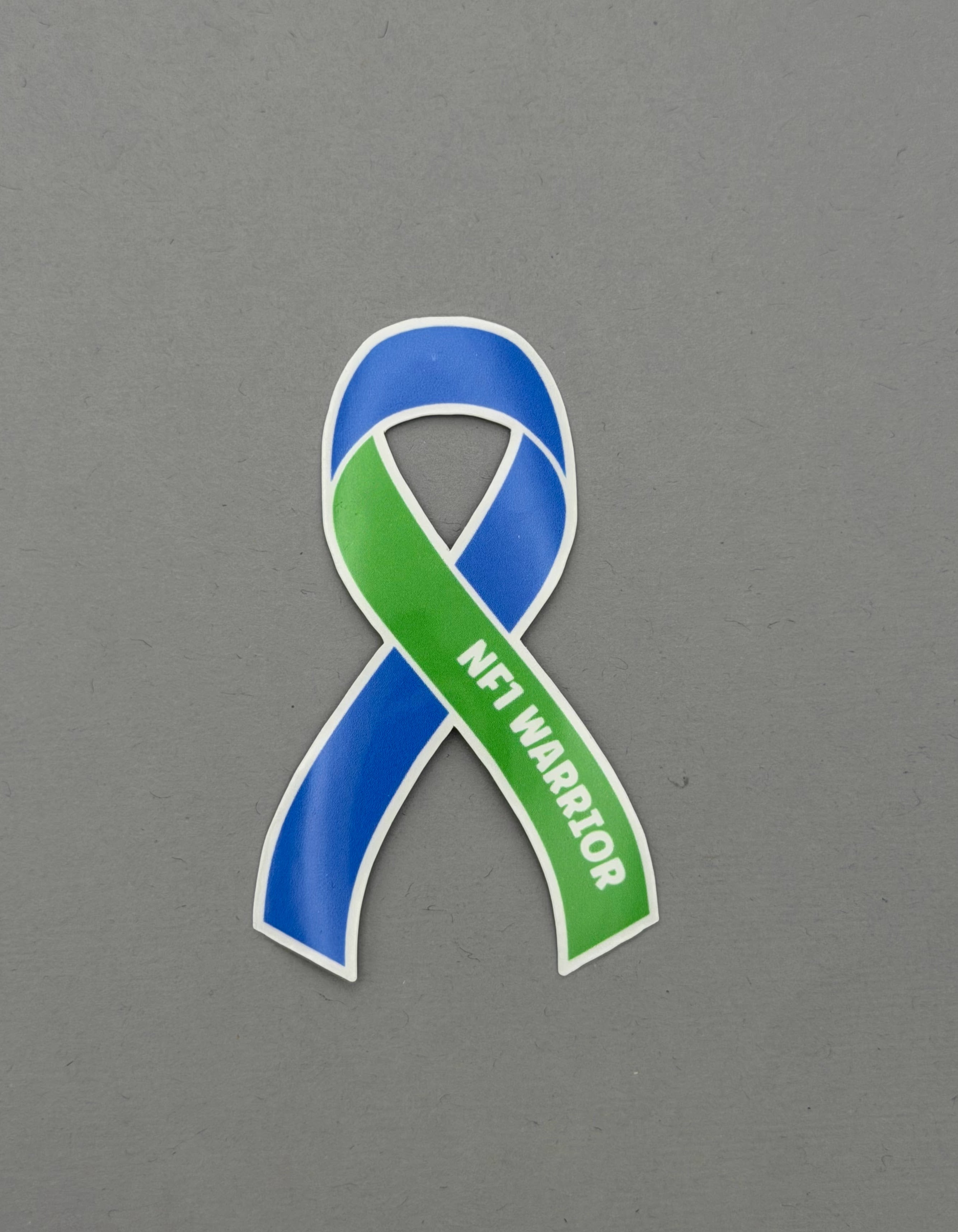 NF1 Warrior Ribbon Sticker | Neurofibromatosis Type 1 – Made with Monday
