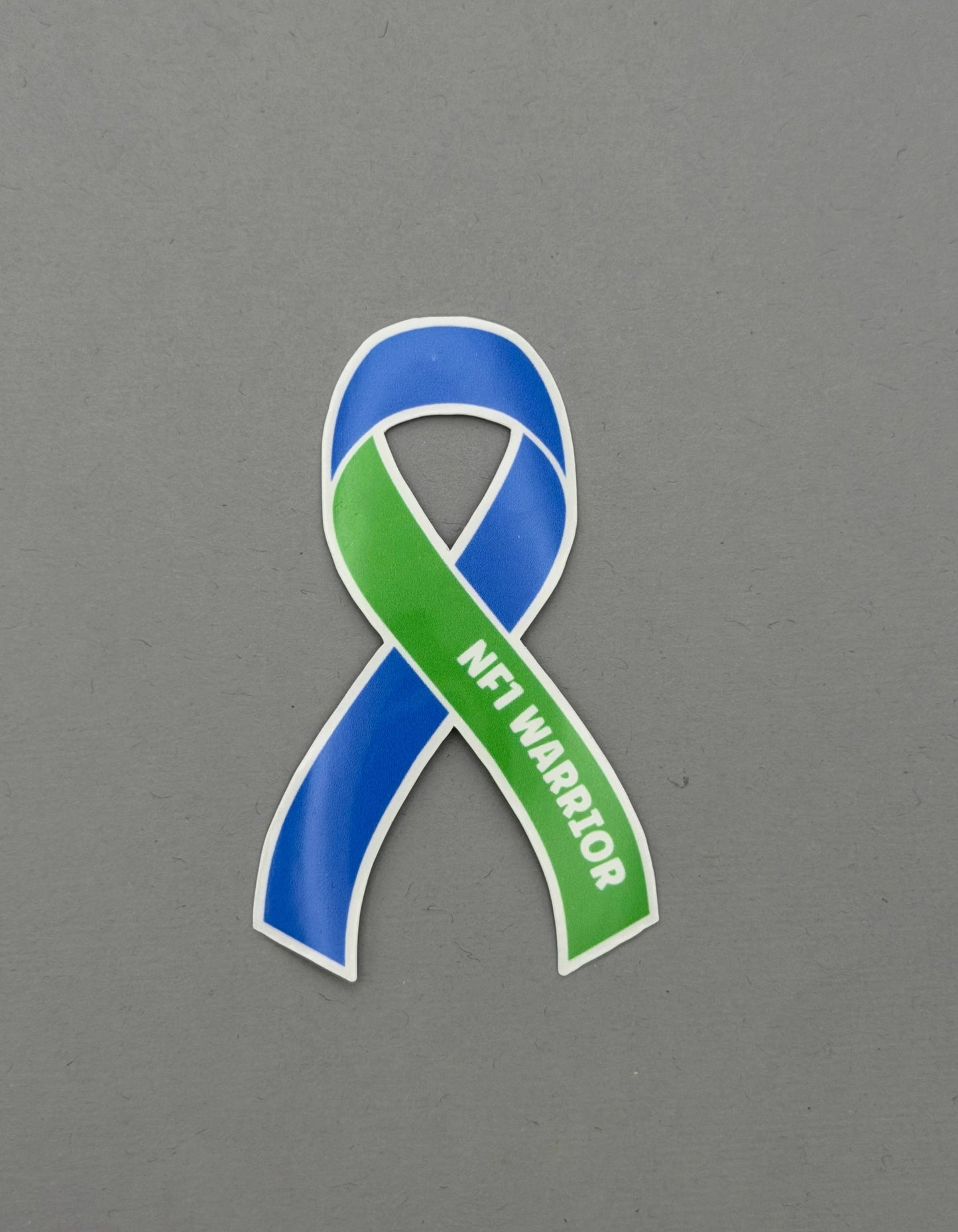 NF1 Warrior Ribbon Sticker | Neurofibromatosis Type 1
