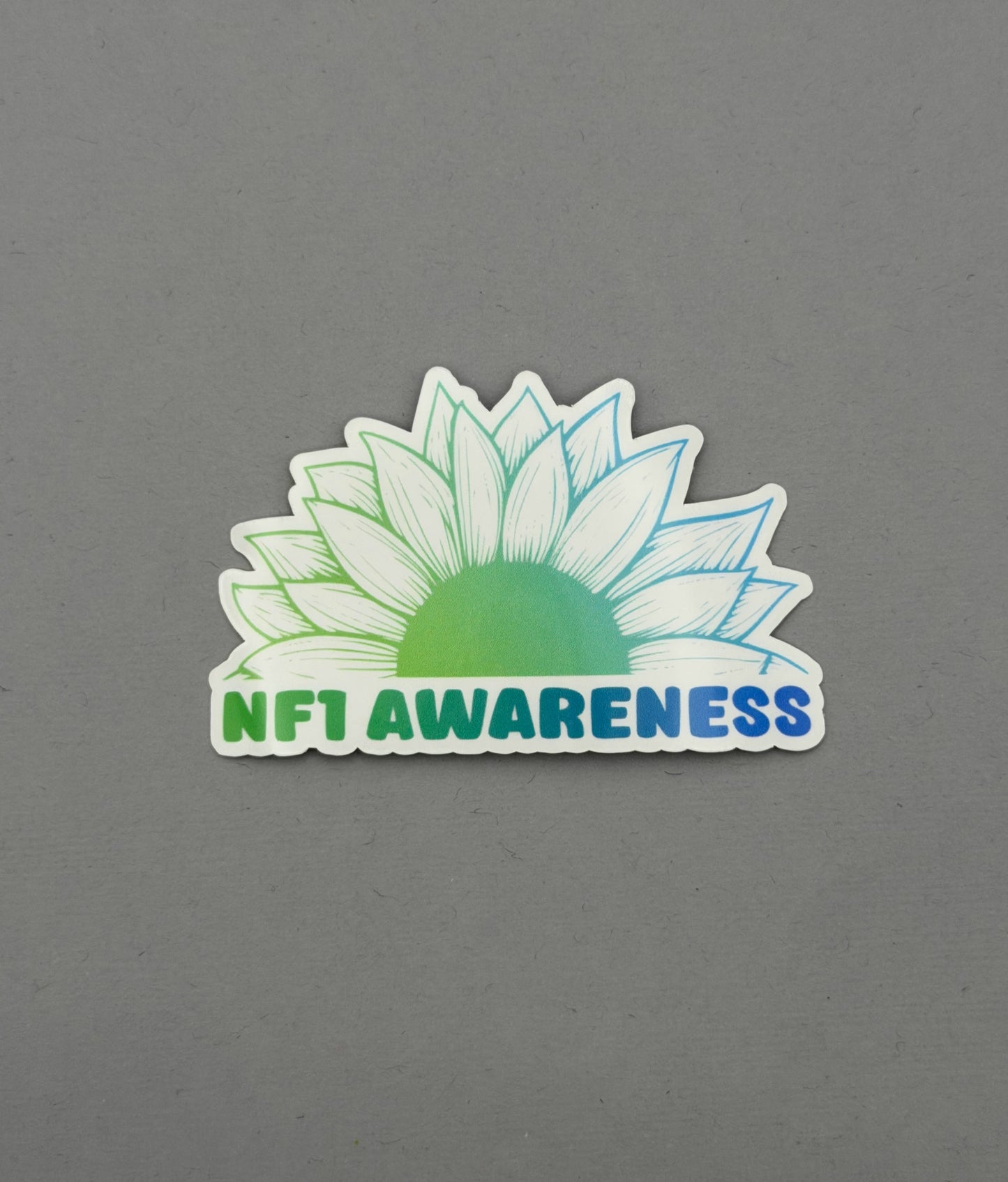 NF1 Awareness Sunflower Sticker | Neurofibromatosis Type 1