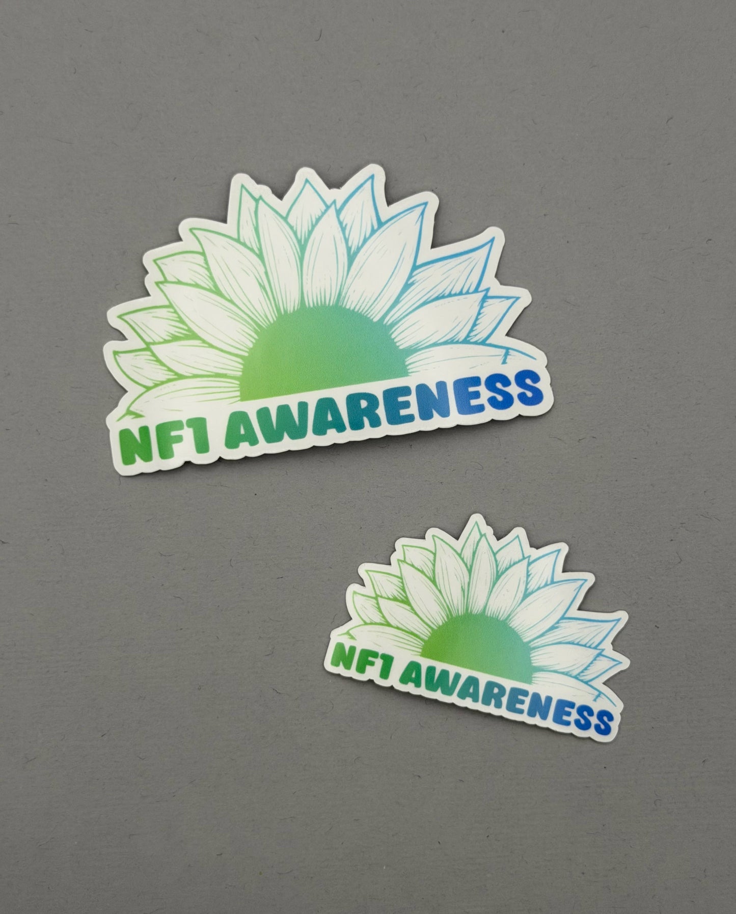 NF1 Awareness Sunflower Sticker | Neurofibromatosis Type 1