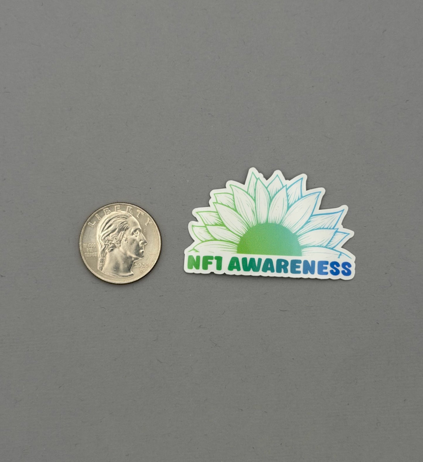 NF1 Awareness Sunflower Sticker | Neurofibromatosis Type 1