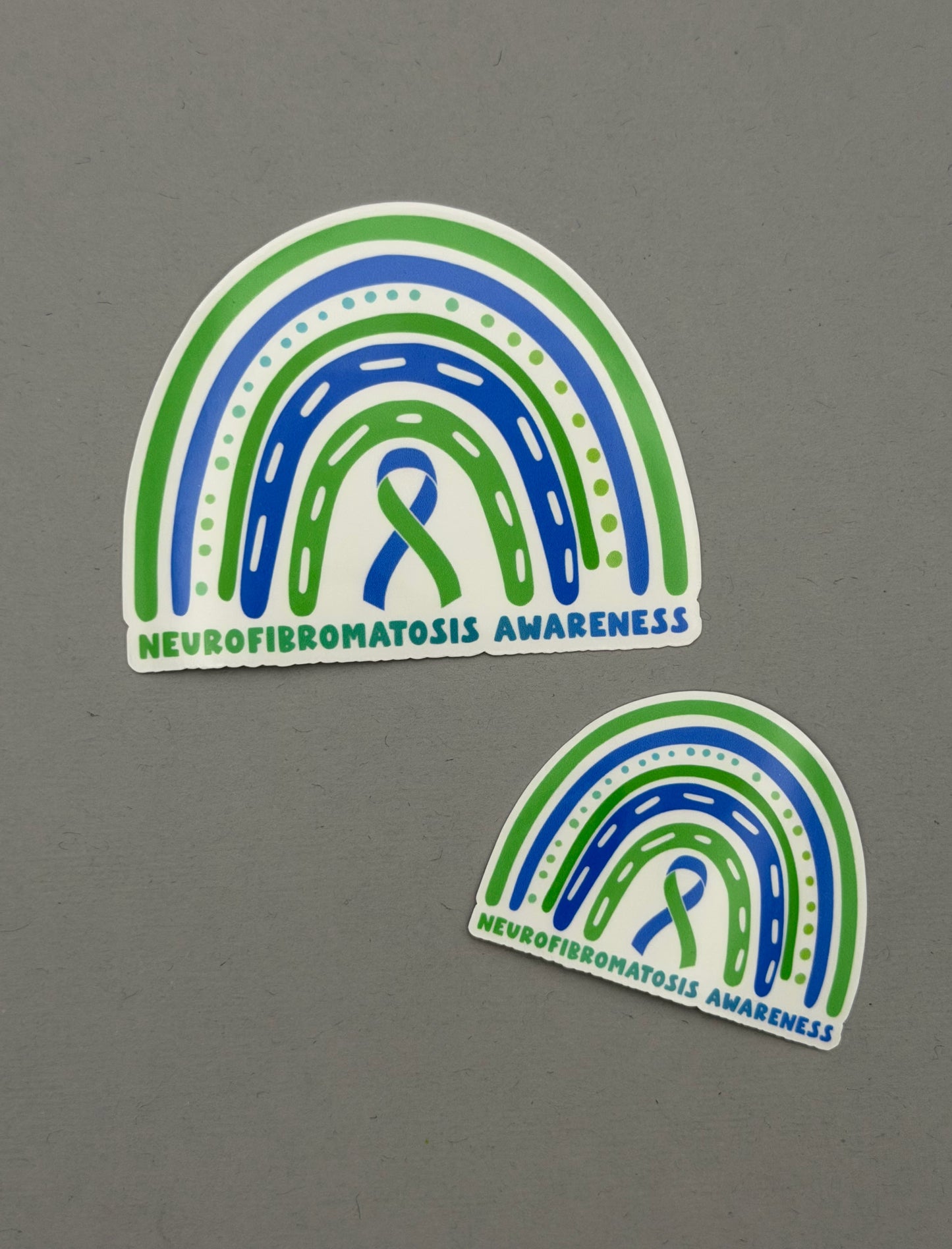 Neurofibromatosis Awareness Rainbow Sticker