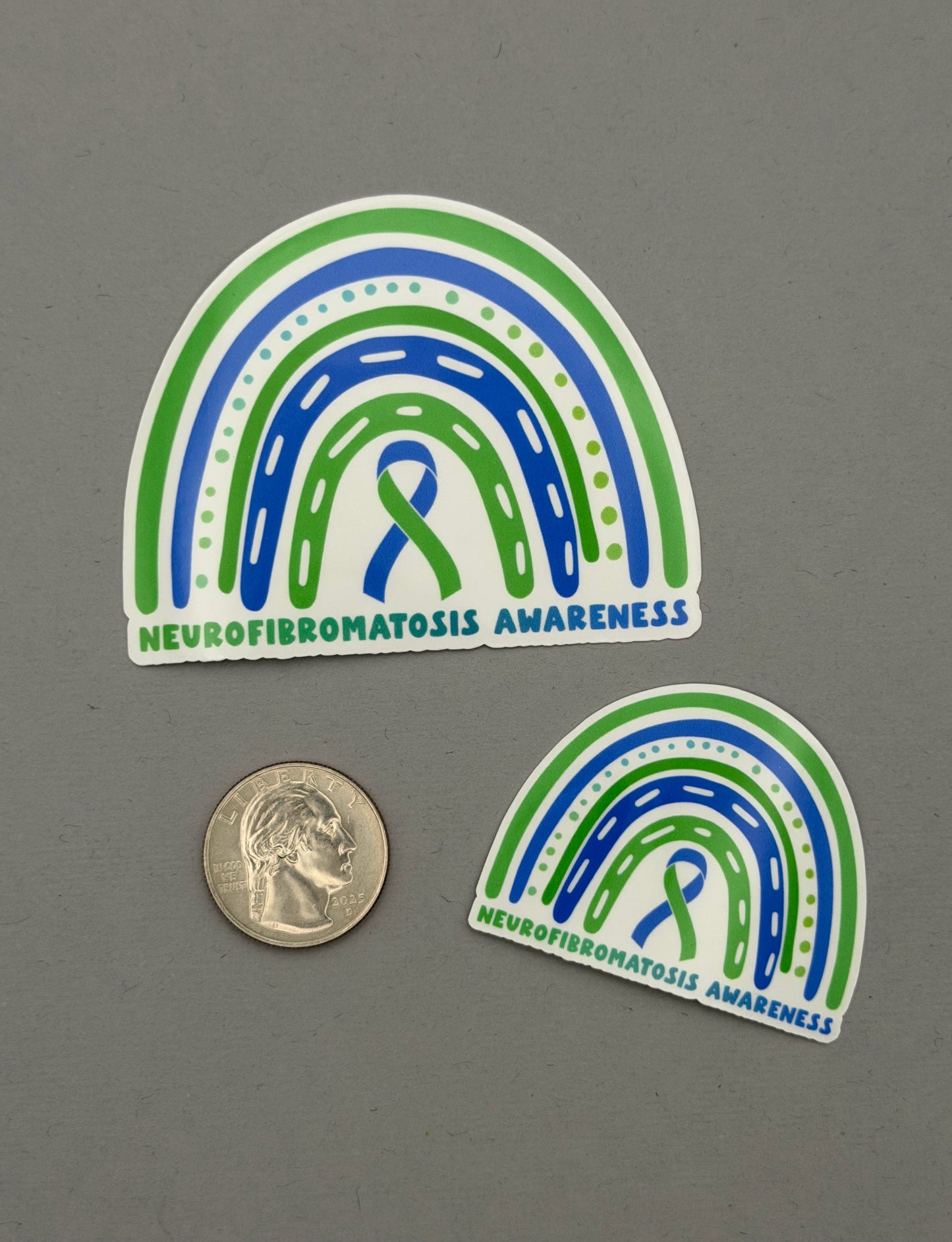 Neurofibromatosis Awareness Rainbow Sticker