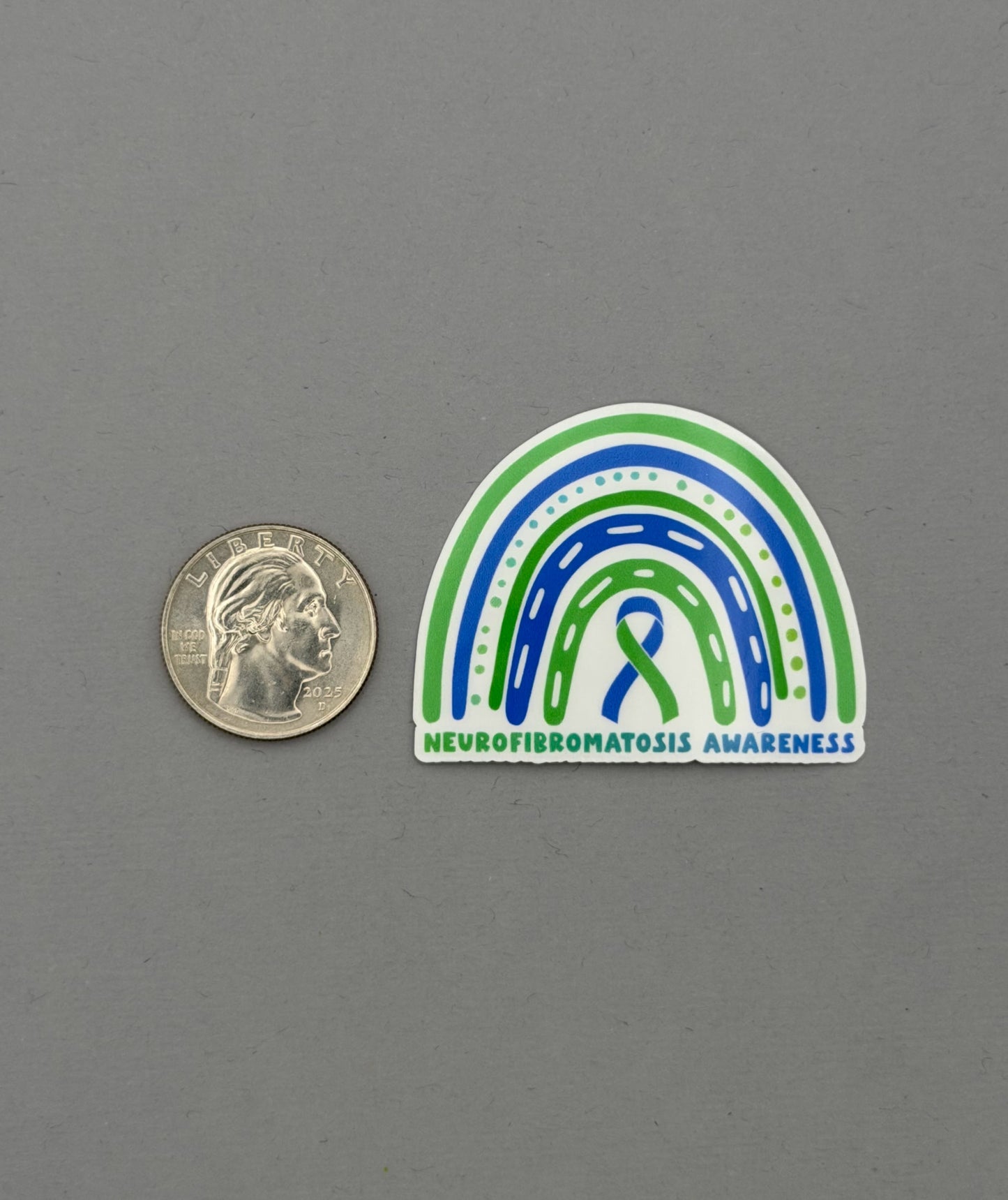 Neurofibromatosis Awareness Rainbow Sticker