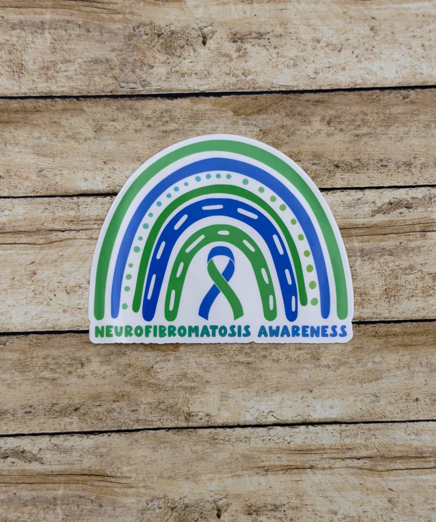 Neurofibromatosis Awareness Rainbow Sticker