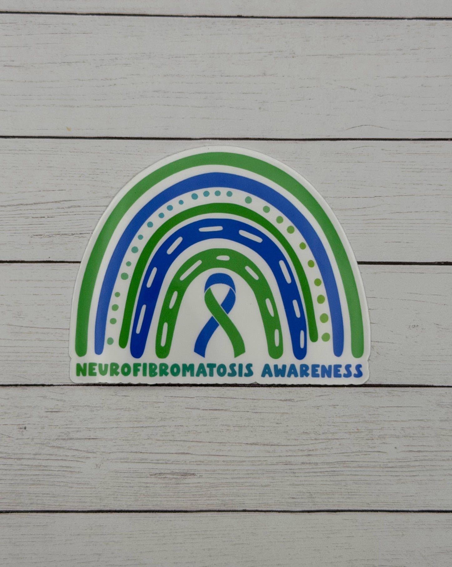 Neurofibromatosis Awareness Rainbow Sticker