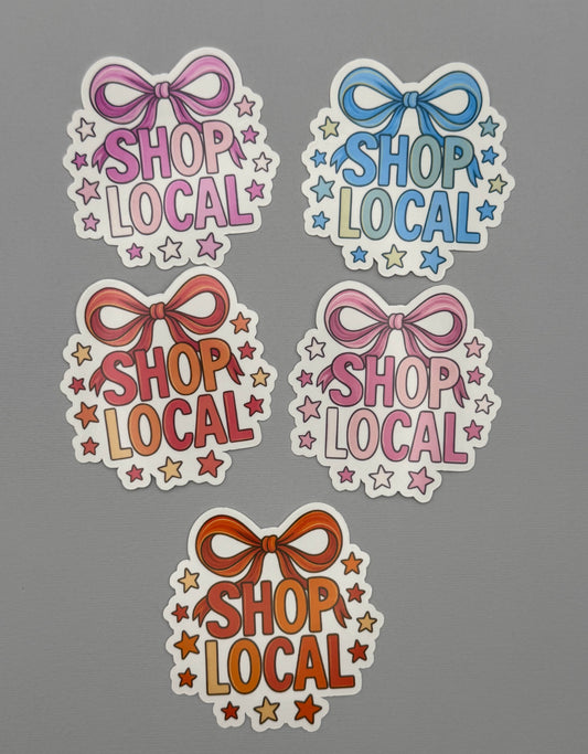 Shop Local Sticker or Magnet