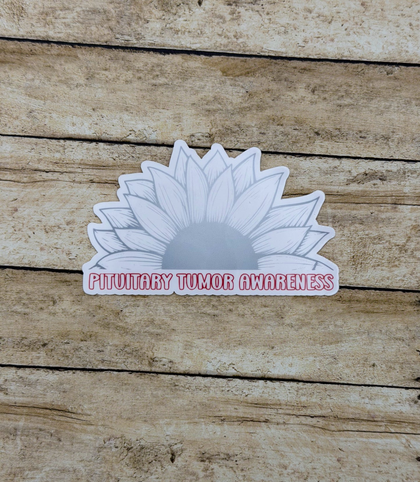Pituitary Tumor Awareness Sunflower Sticker or Magnet