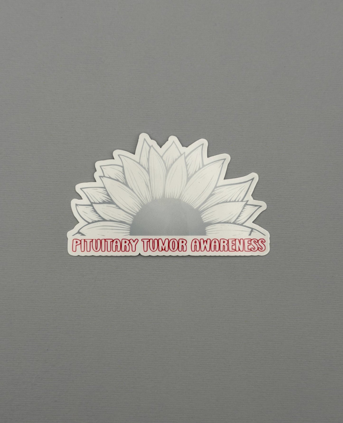Pituitary Tumor Awareness Sunflower Sticker or Magnet