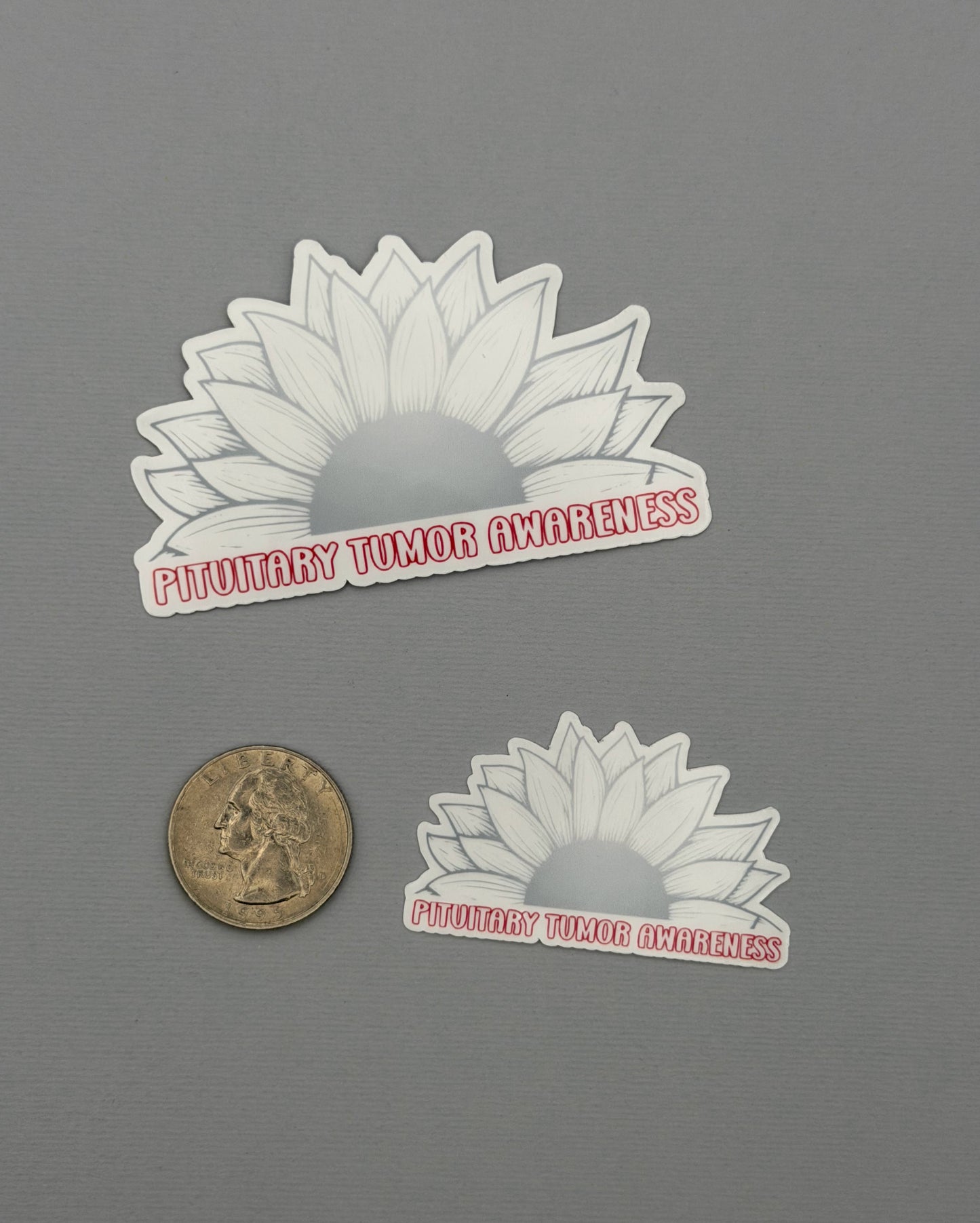 Pituitary Tumor Awareness Sunflower Sticker or Magnet