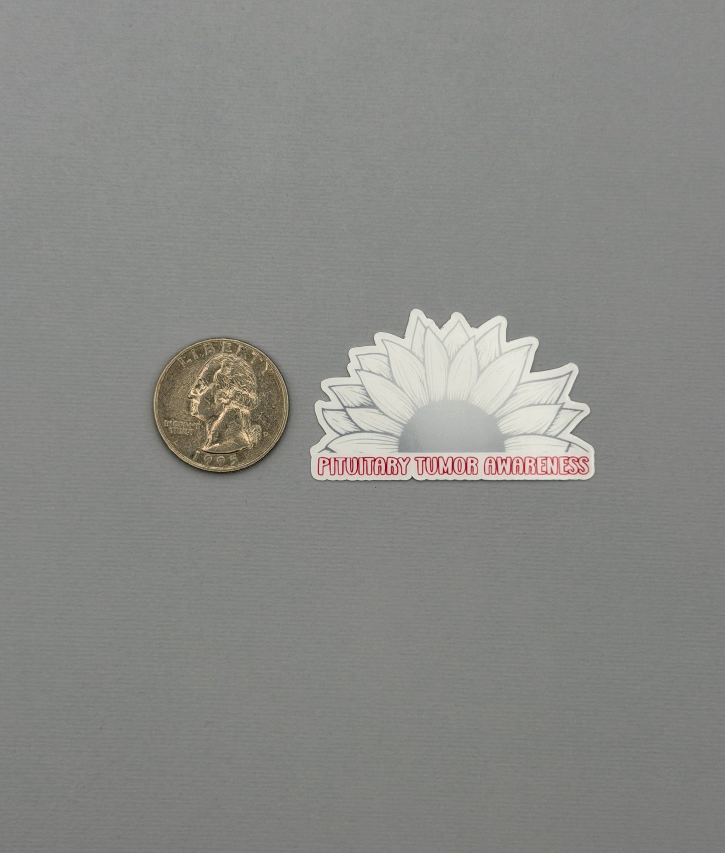 Pituitary Tumor Awareness Sunflower Sticker or Magnet
