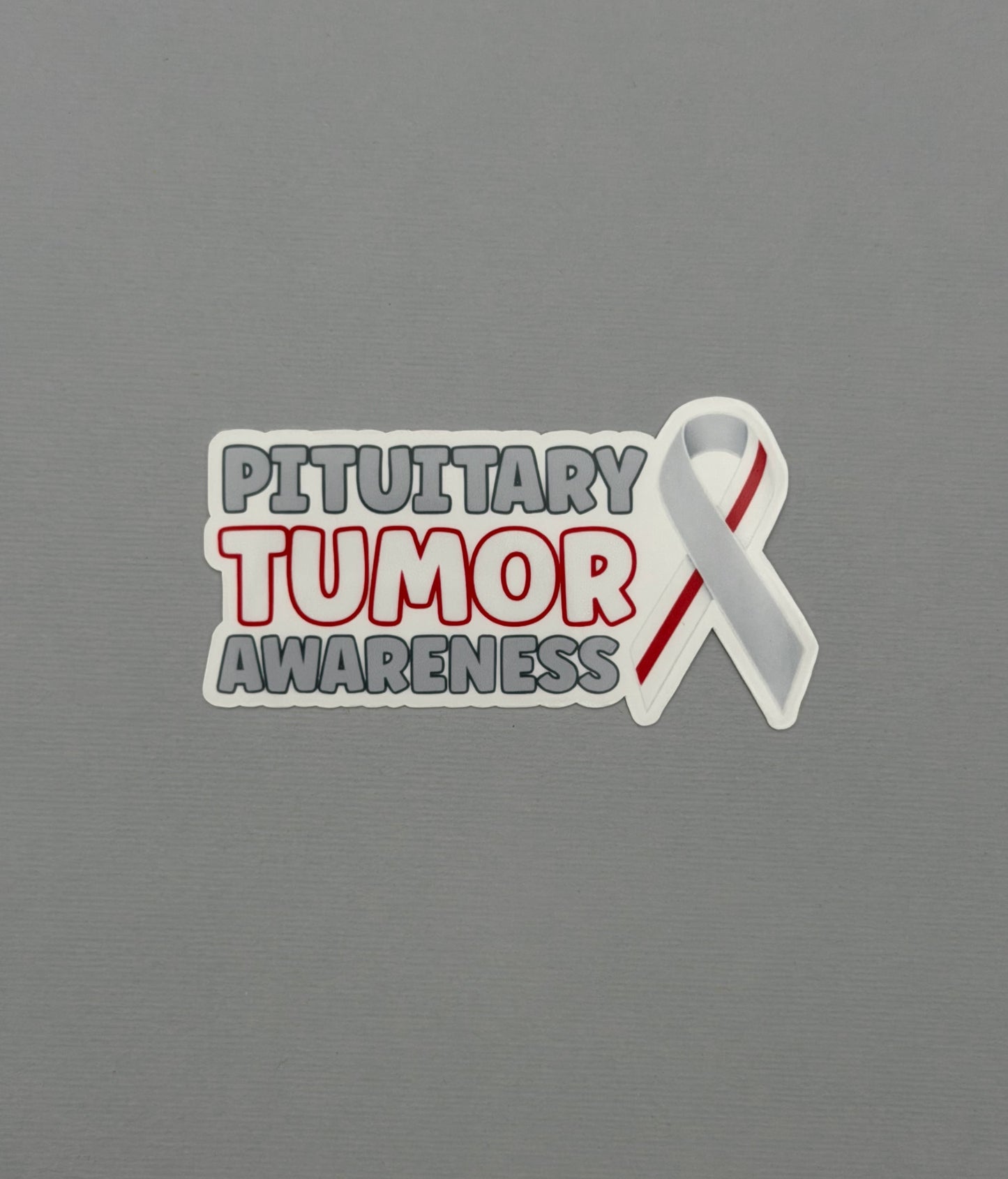 Pituitary Tumor Awareness with Ribbon Sticker or Magnet